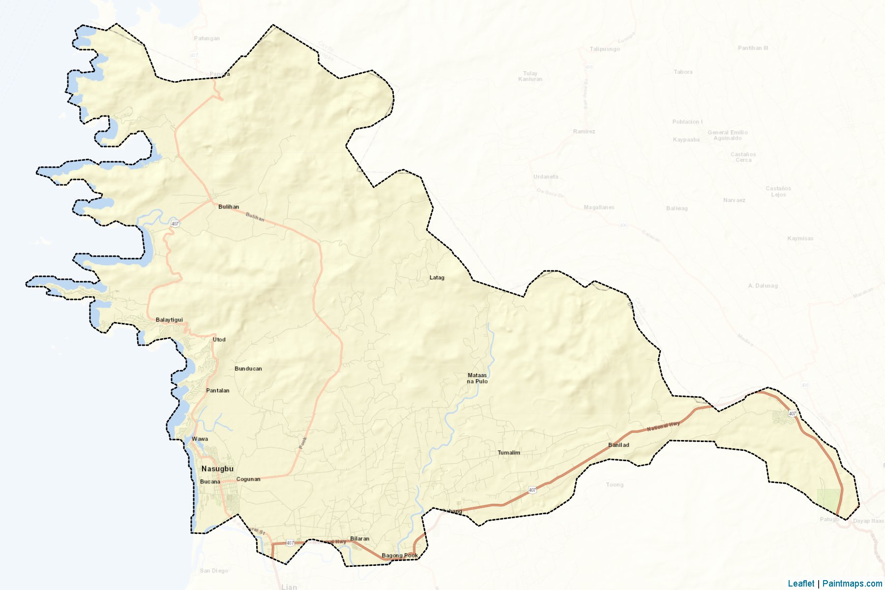 Nasugbu (Batangas) Map Cropping Samples-2