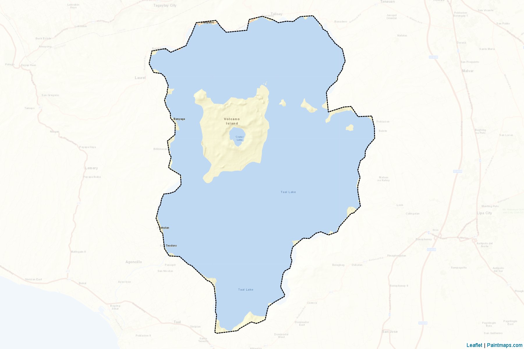 Muestras de recorte de mapas Agoncillo (Batangas)-2