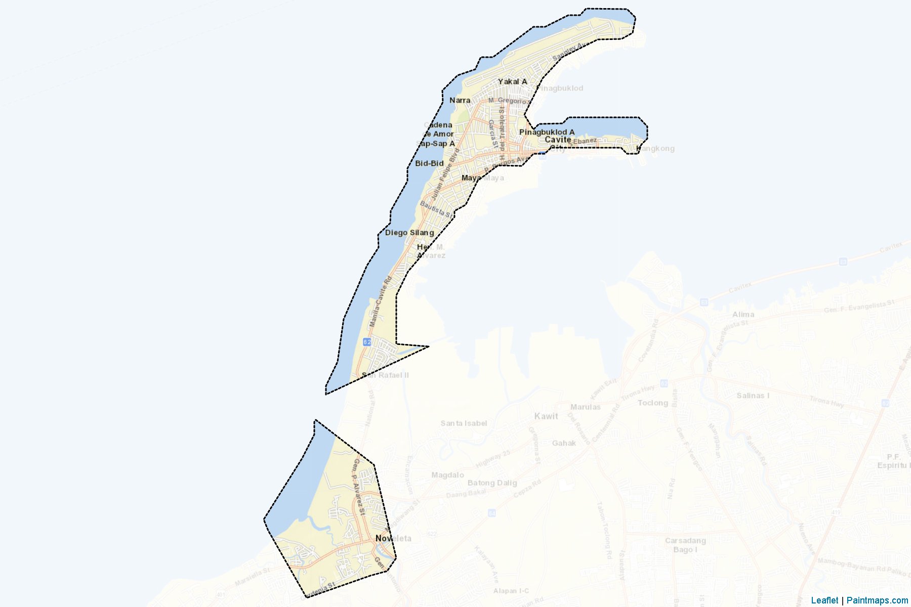 Cavite City (Cavite) Map Cropping Samples-2