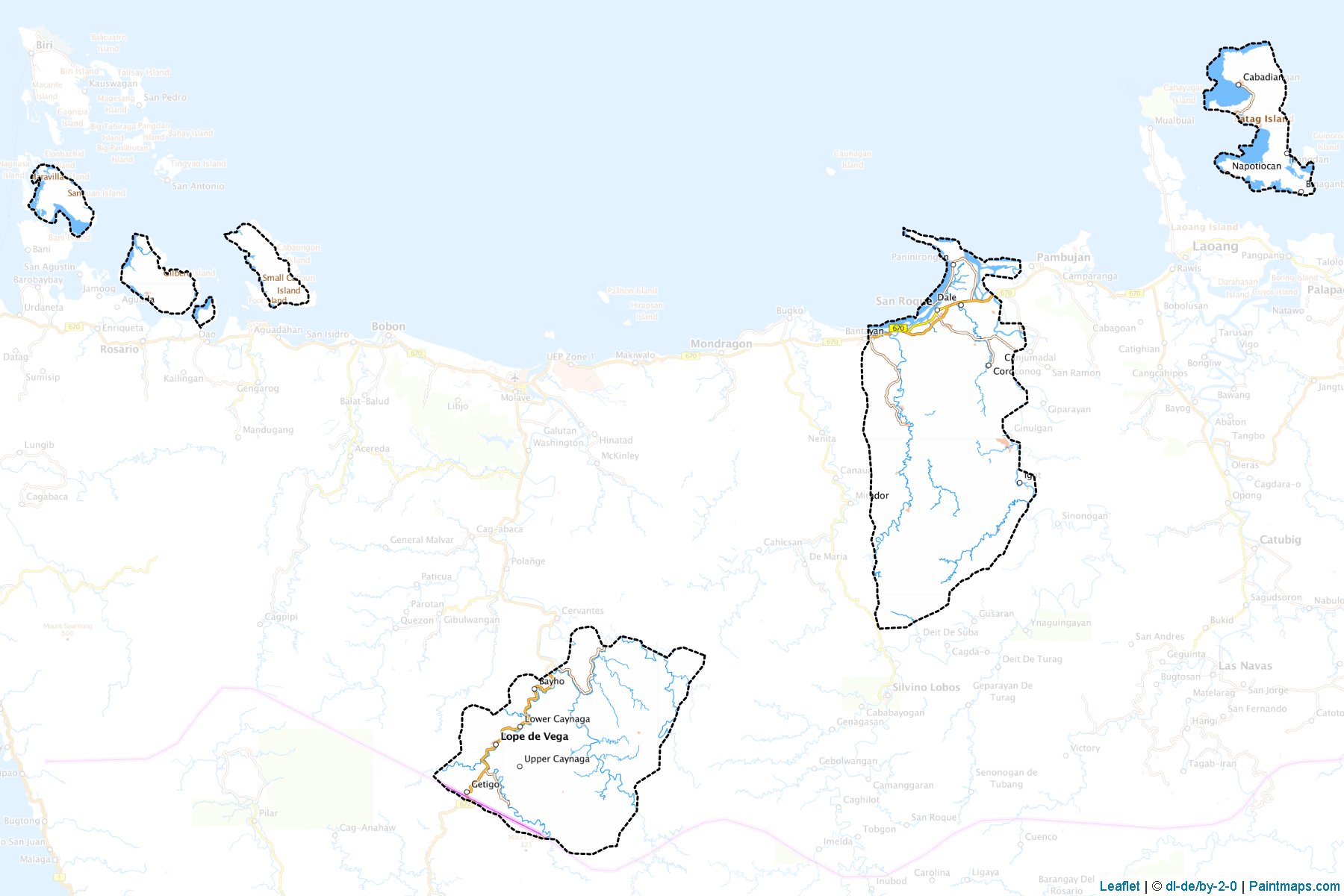 Laoang (Northern Samar) Map Cropping Samples-1