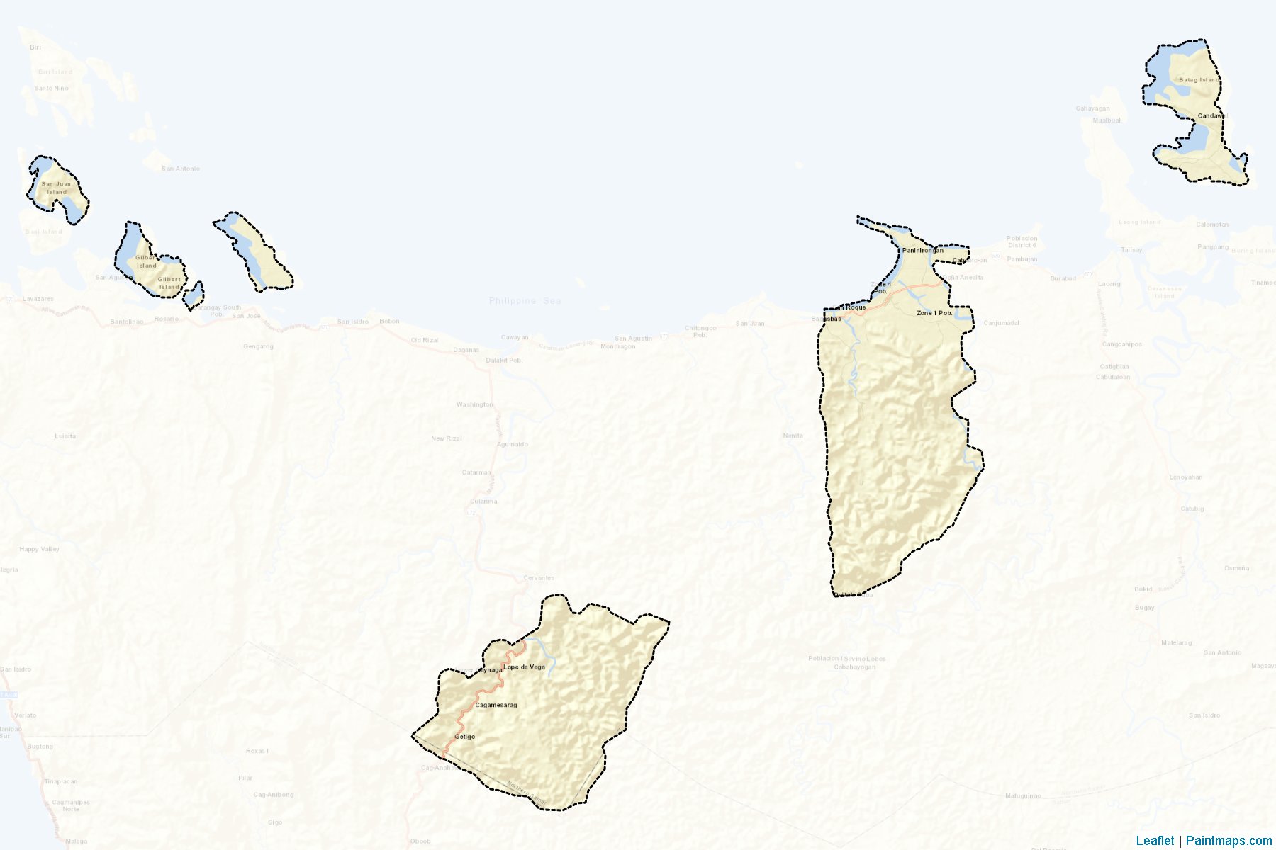 Muestras de recorte de mapas Laoang (Northern Samar)-2