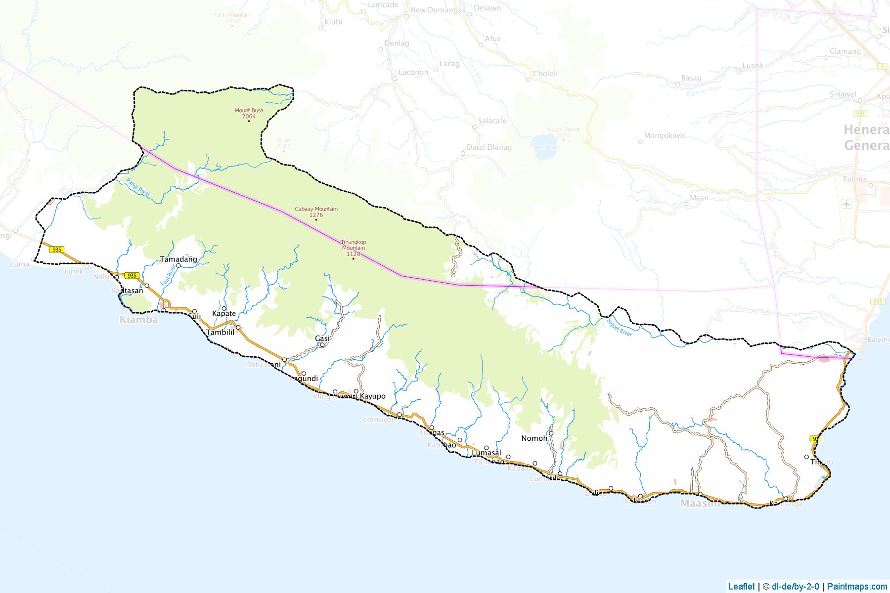 Kiamba (Sarangani) Map Cropping Samples-1