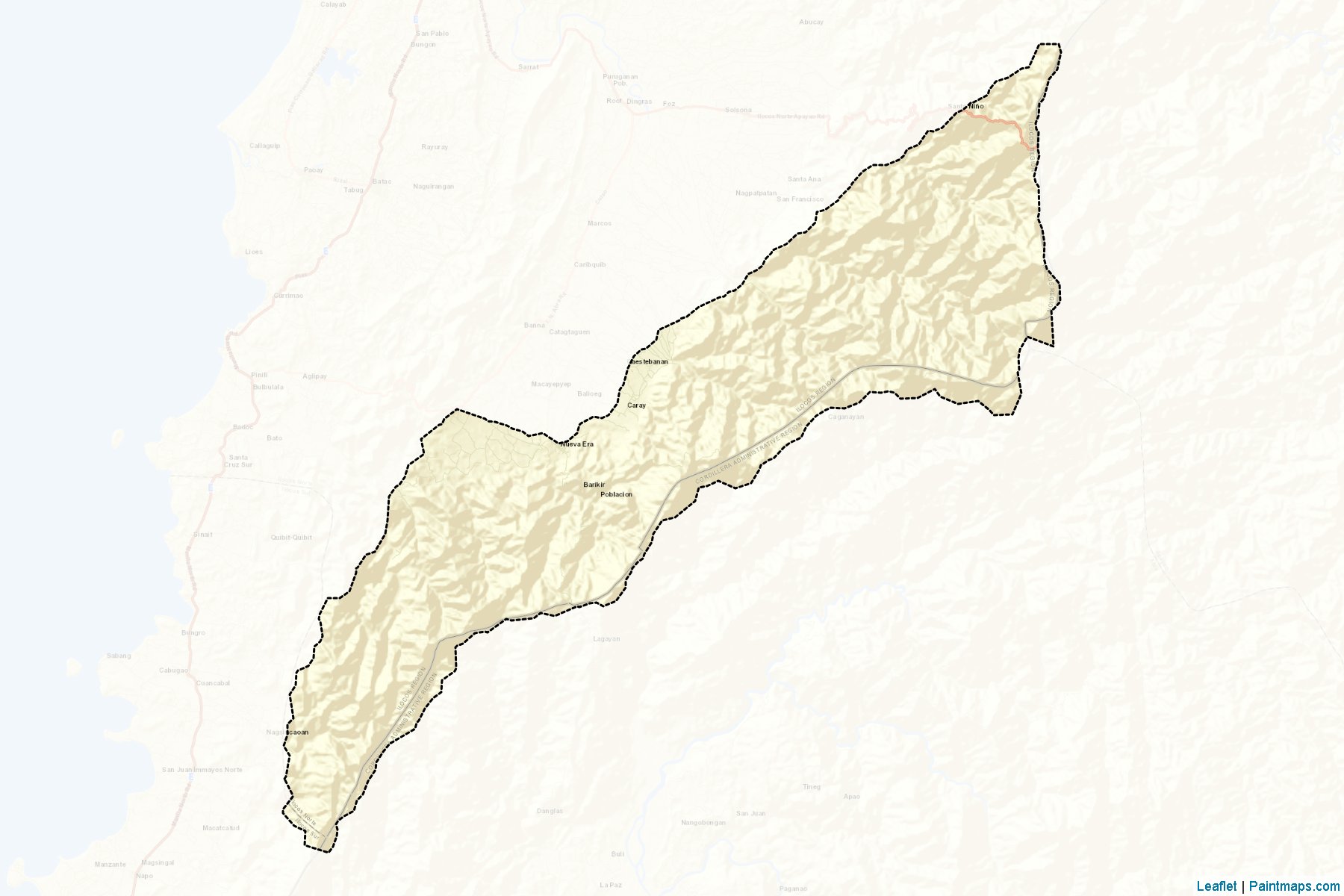 Nueva Era (Ilocos Norte) Haritası Örnekleri-2