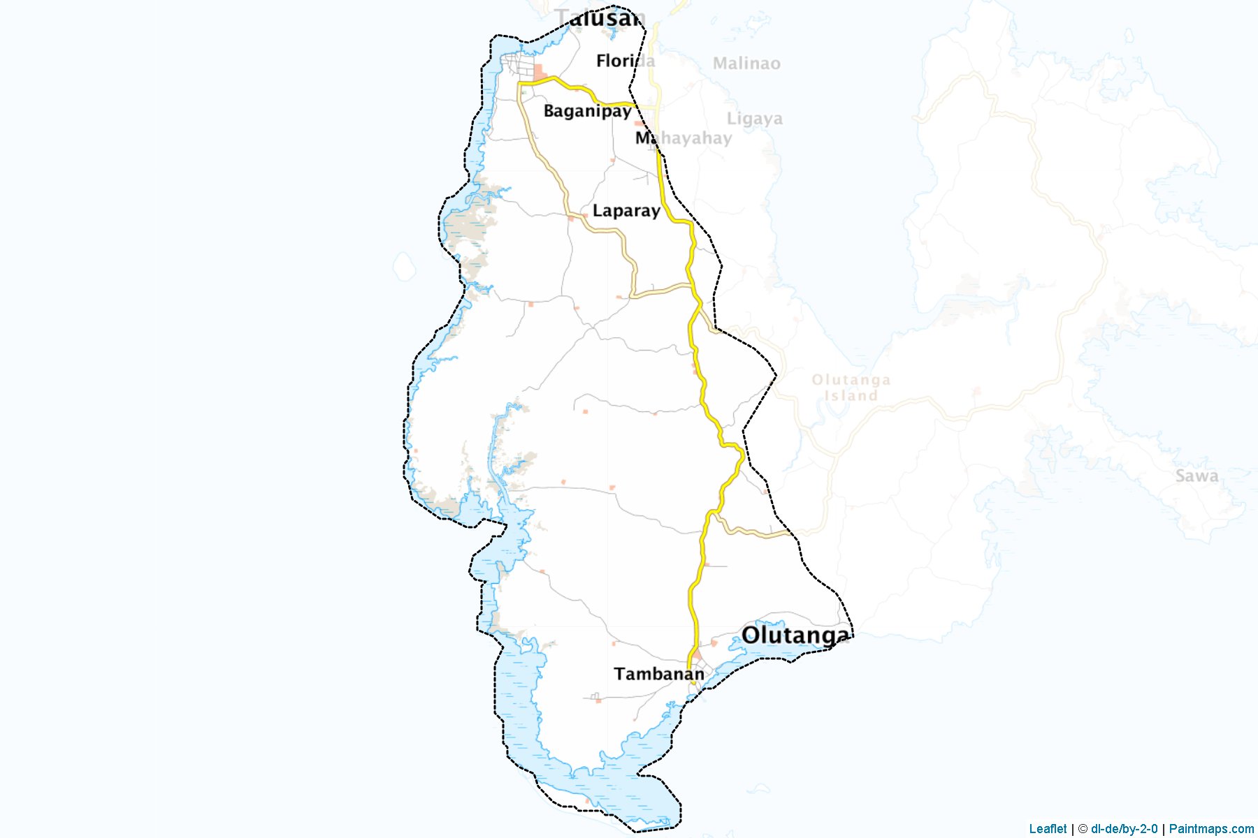 Olutanga (Zamboanga Sibugay) Map Cropping Samples-1