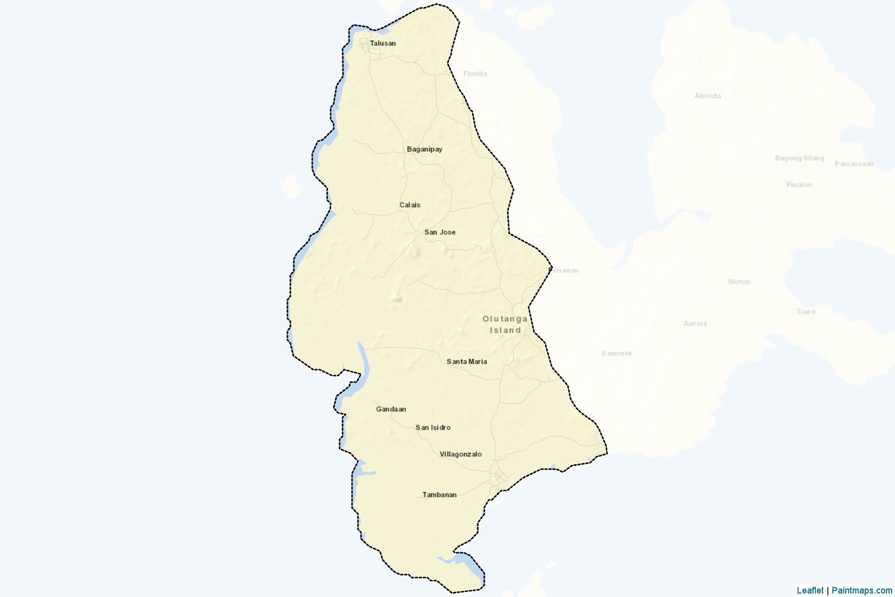 Olutanga (Zamboanga Sibugay) Map Cropping Samples-2