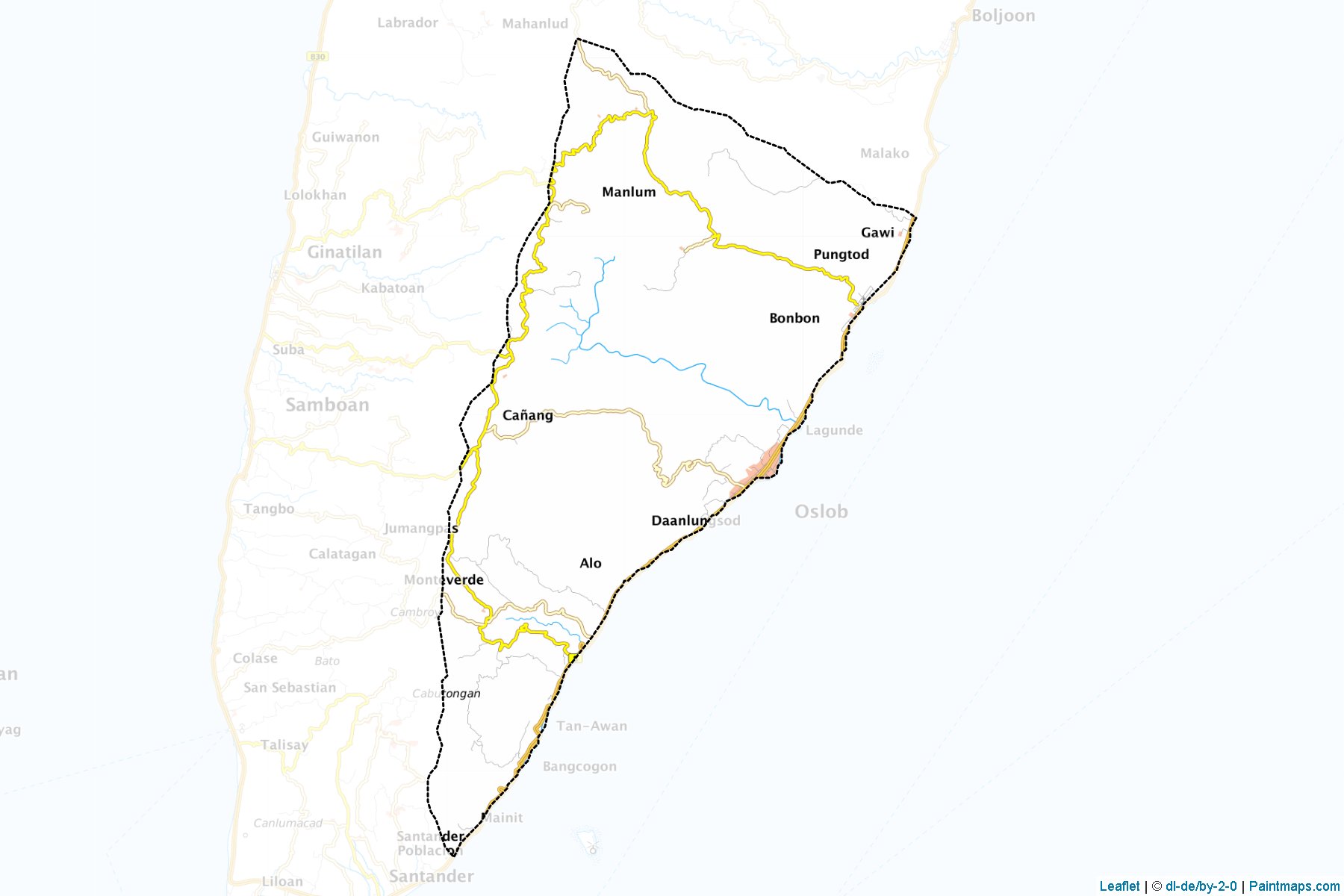 Oslob (Cebu) Map Cropping Samples-1