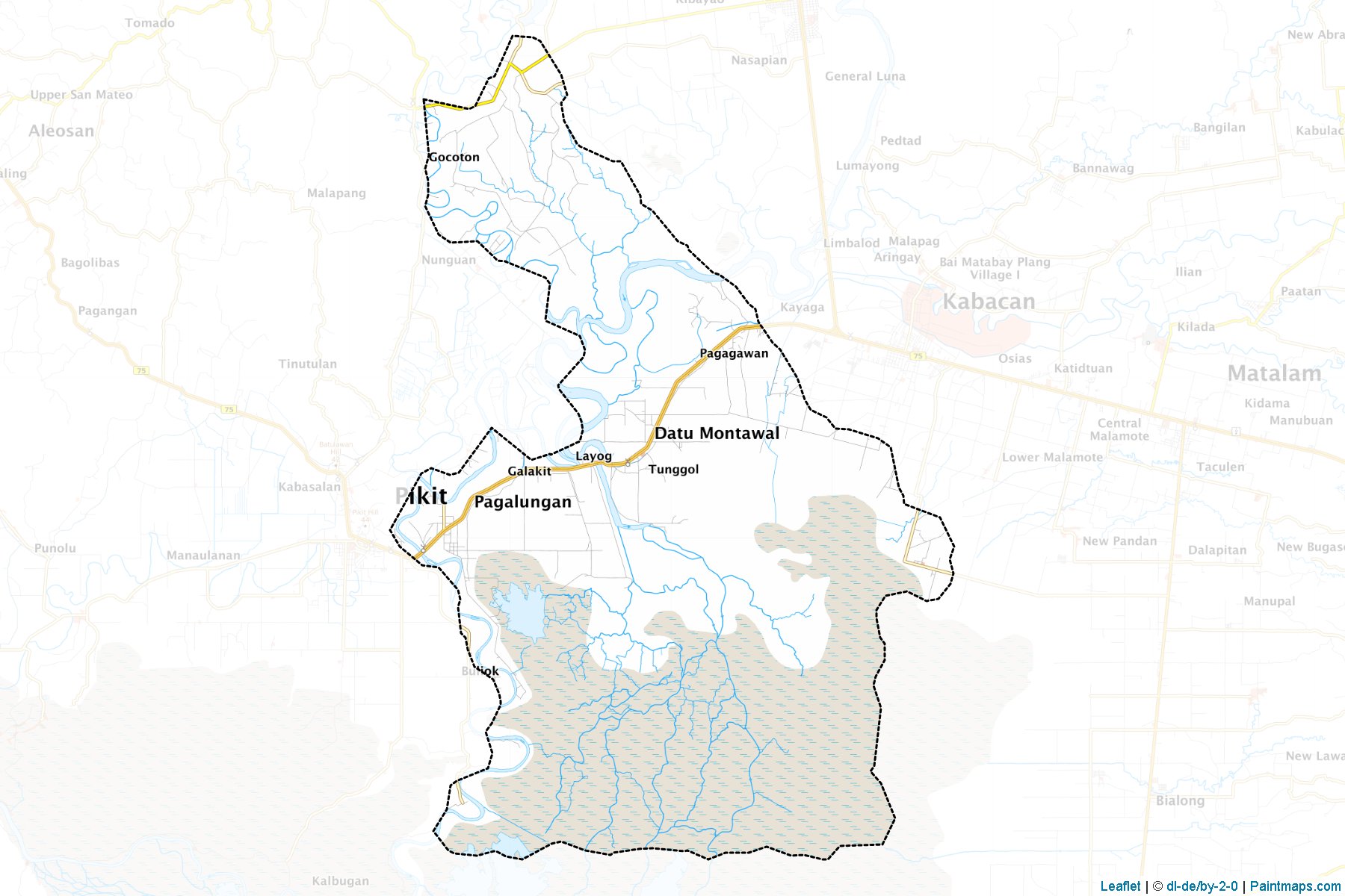 Pagalungan (Maguindanao) Map Cropping Samples-1