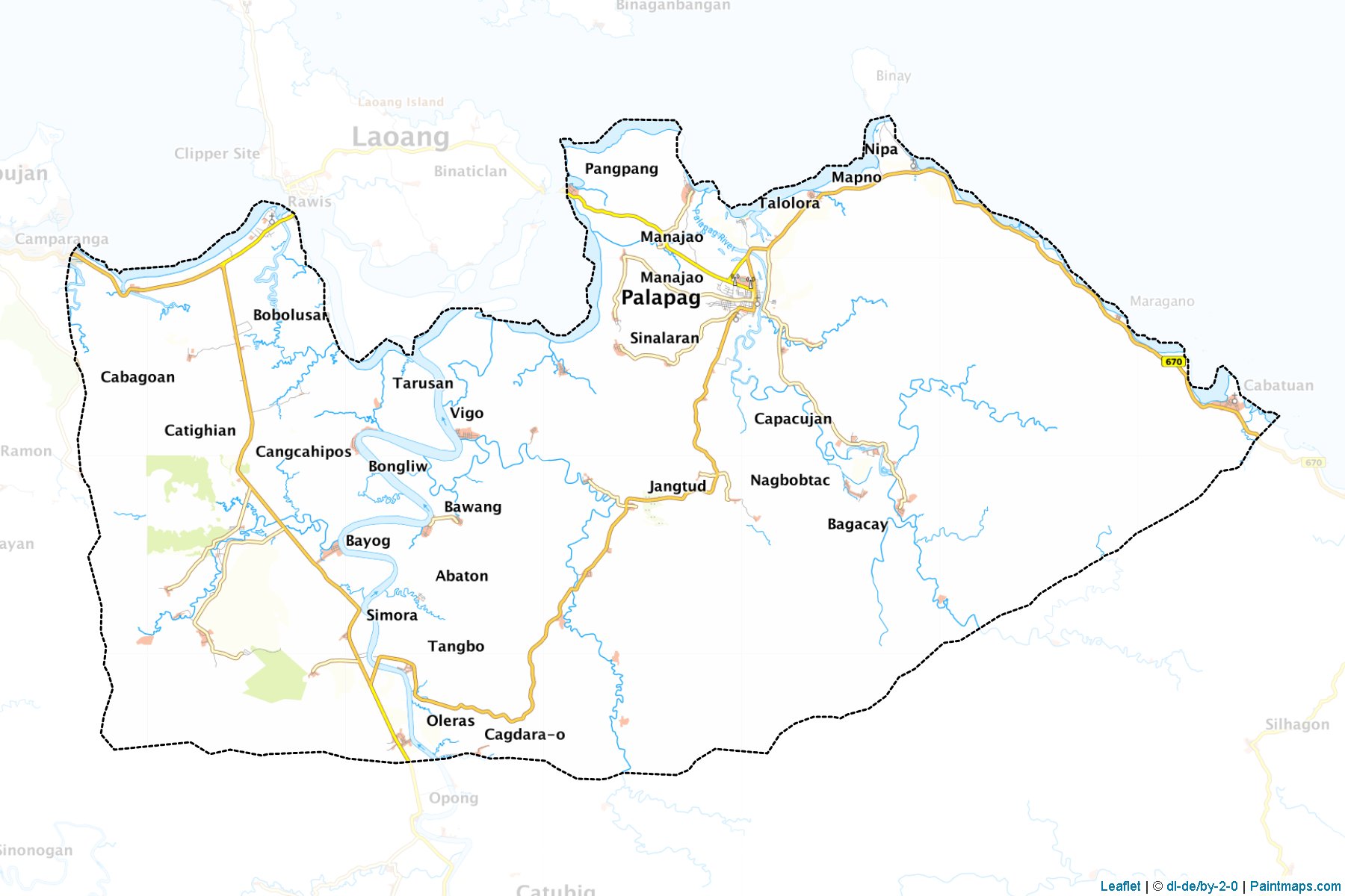 Muestras de recorte de mapas Palapag (Northern Samar)-1