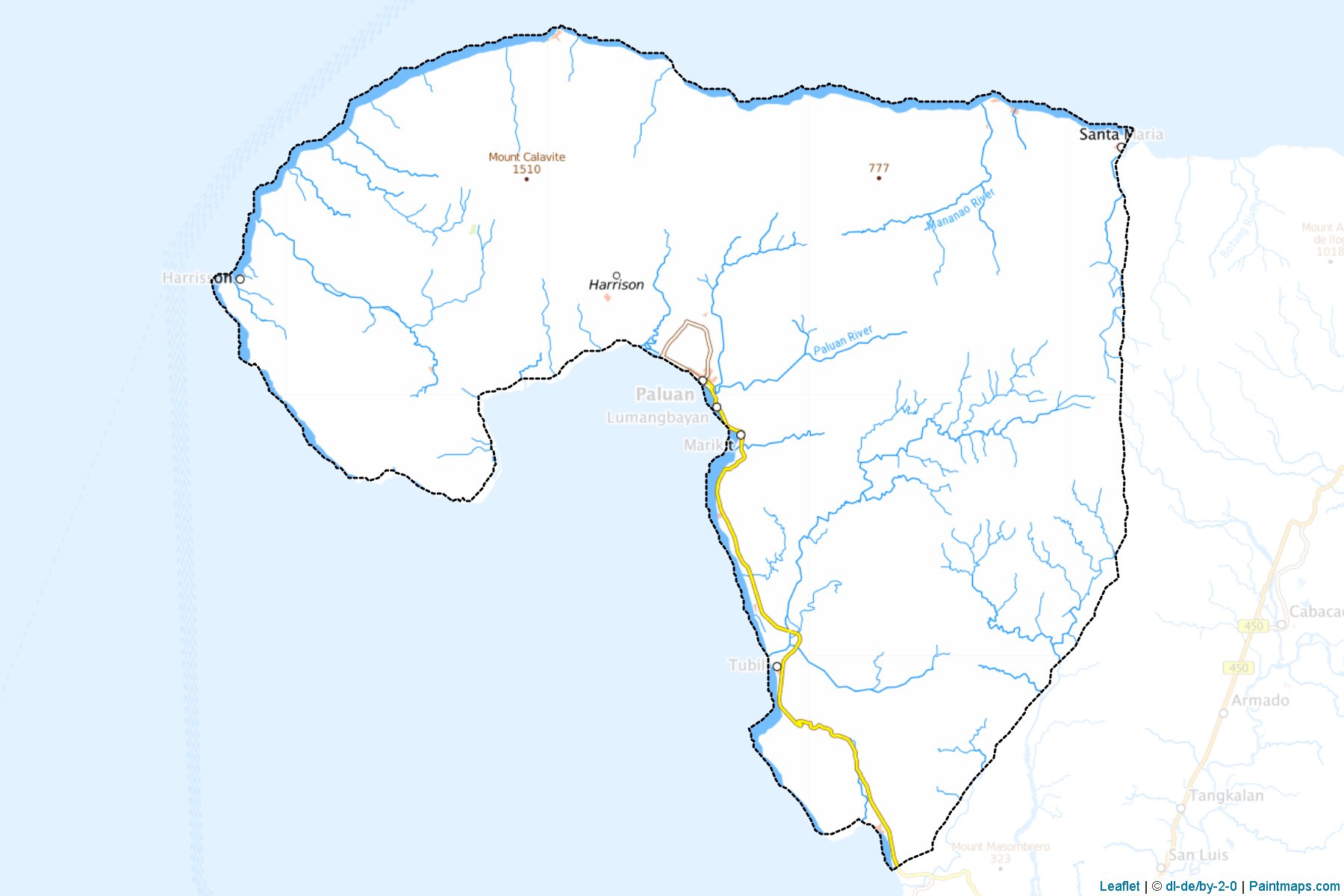 Paluan (Mindoro Occidental) Map Cropping Samples-1