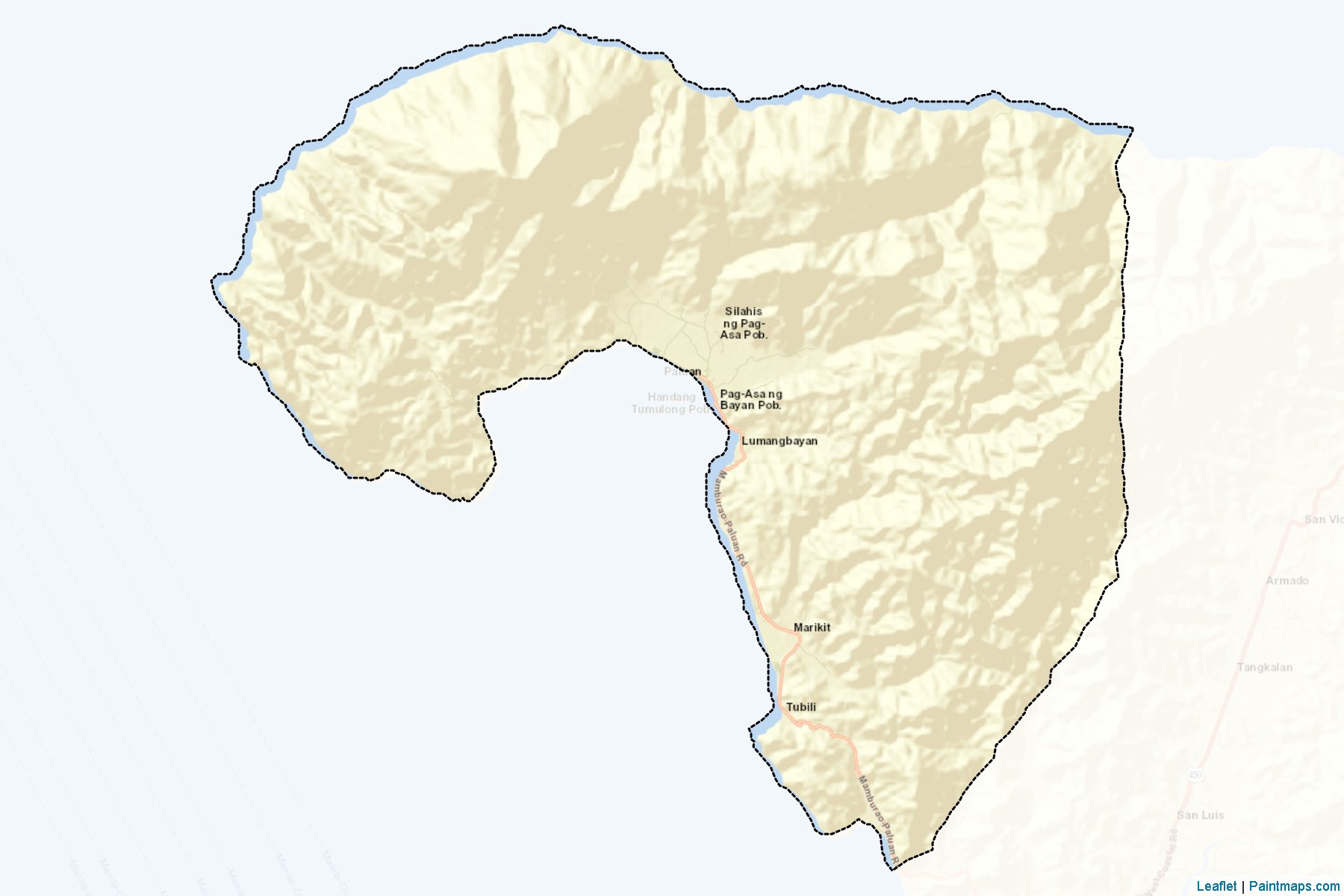 Paluan (Mindoro Occidental) Map Cropping Samples-2