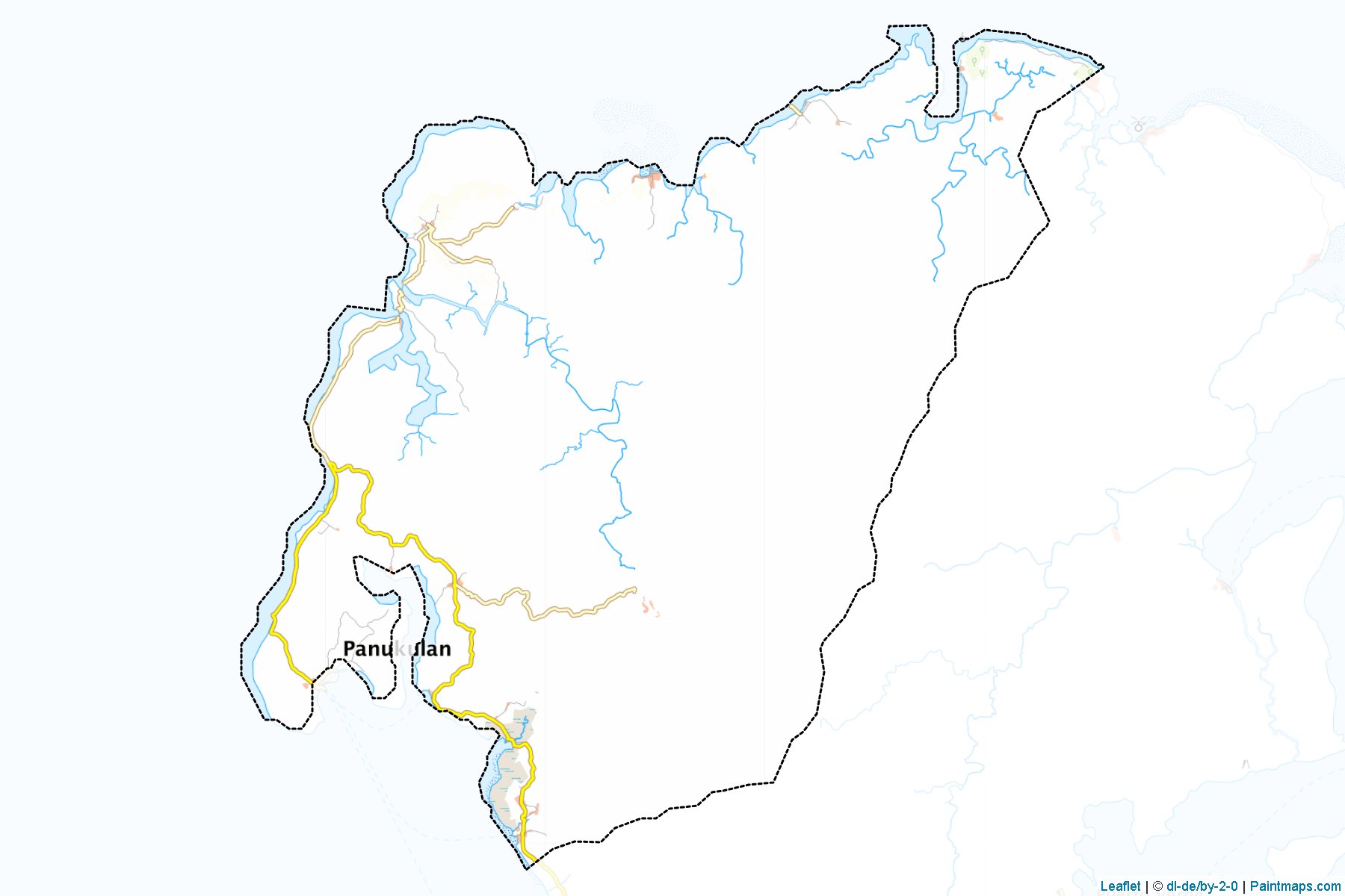 Muestras de recorte de mapas Panukulan (Quezon)-1