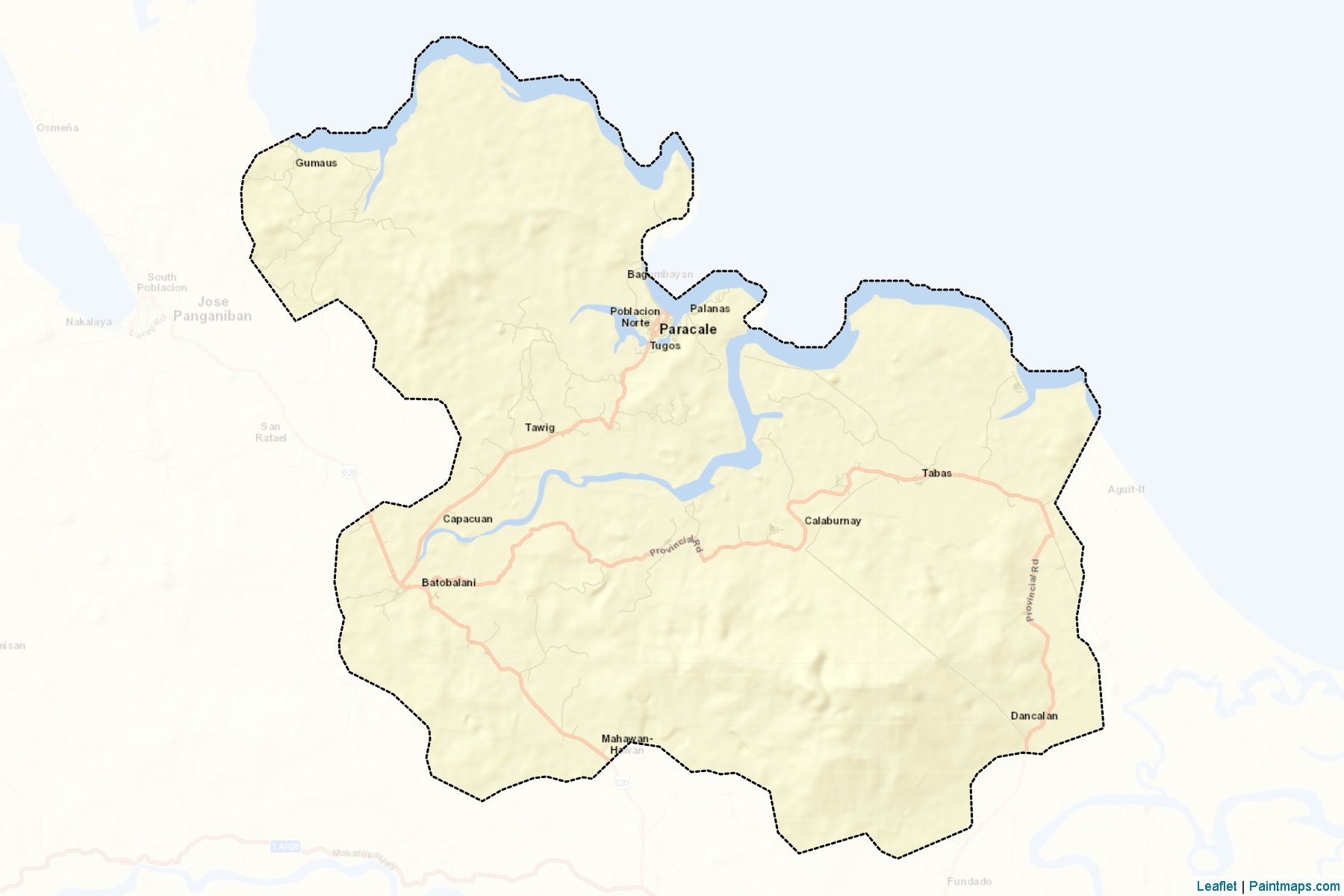 Paracale (Camarines Norte) Map Cropping Samples-2