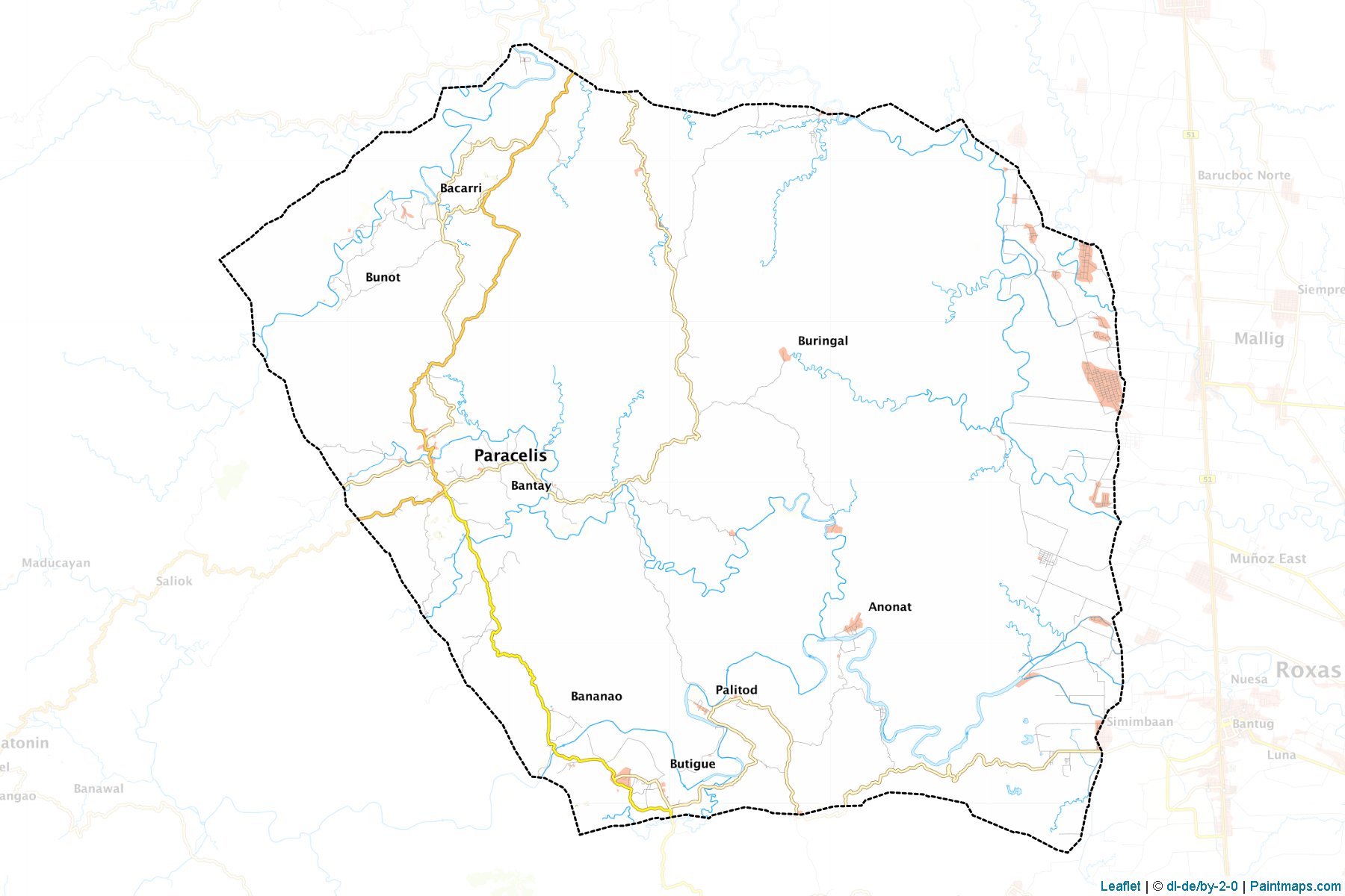 Paracelis (Mountain Province) Map Cropping Samples-1