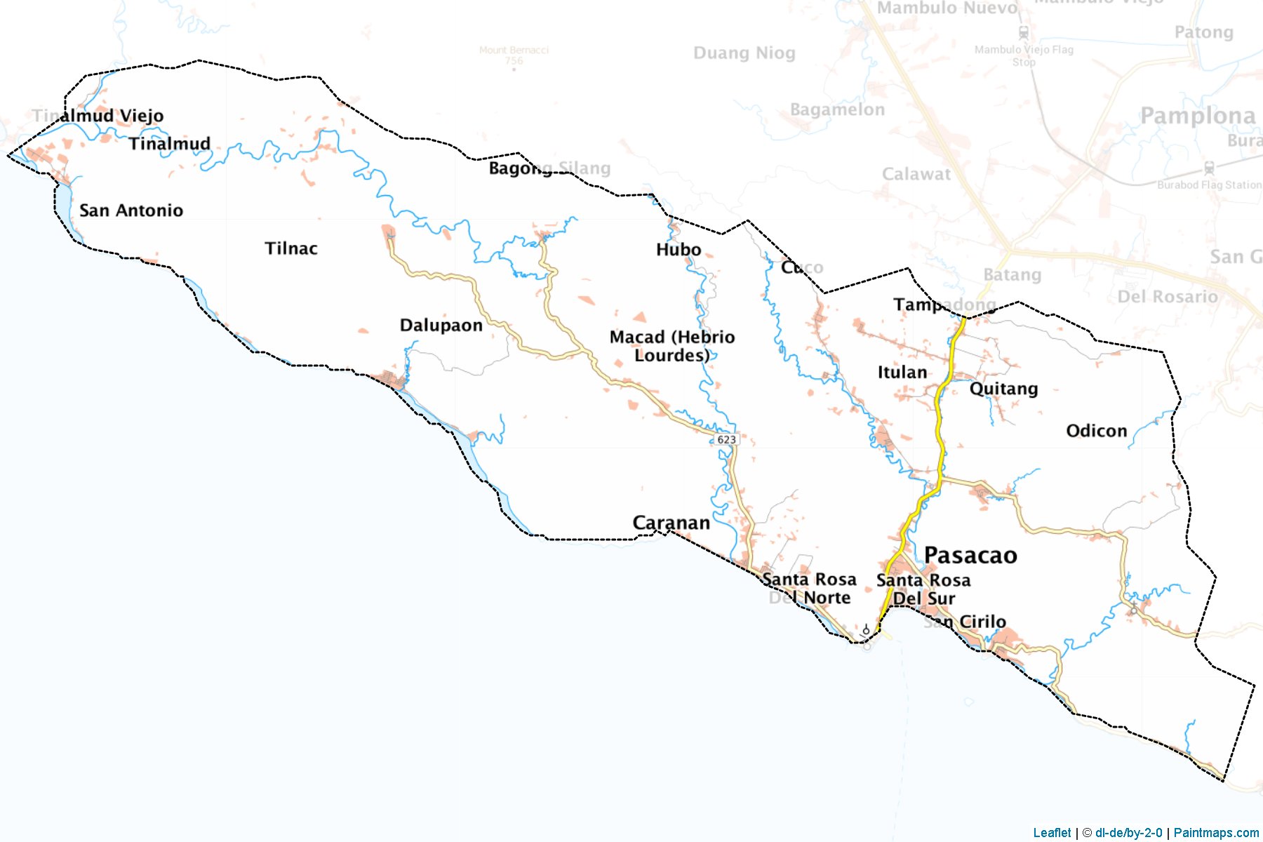 Pasacao (Camarines Sur) Map Cropping Samples-1