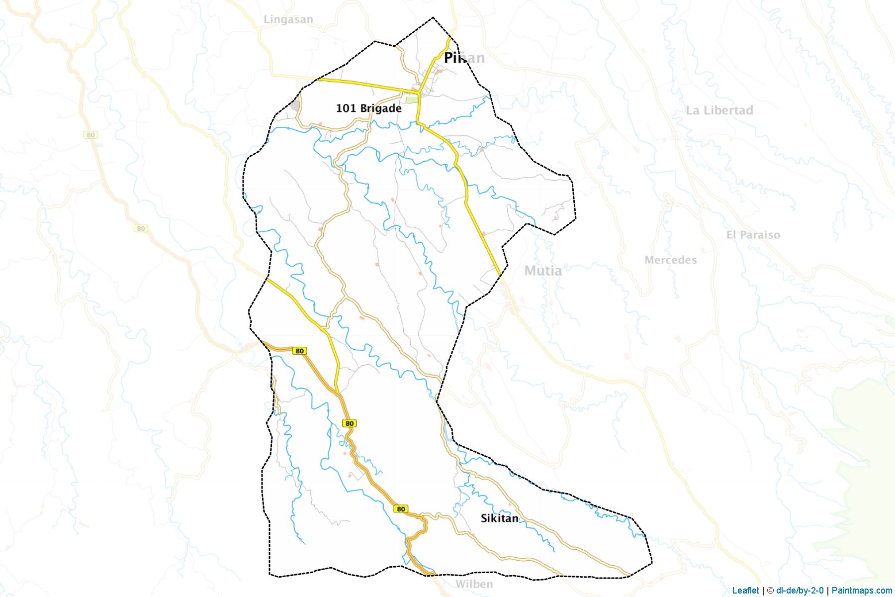 Piñan (Zamboanga del Norte) Map Cropping Samples-1