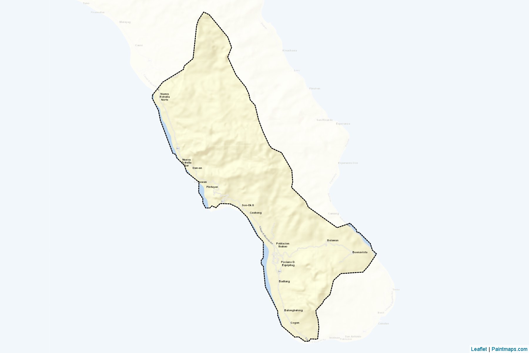 Pintuyan (Southern Leyte) Map Cropping Samples-2