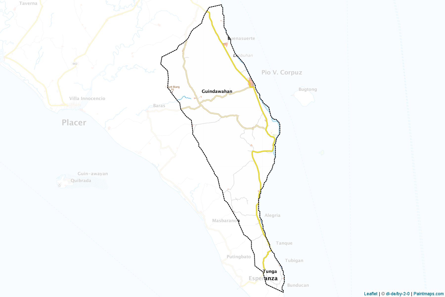 Muestras de recorte de mapas Pio V. Corpuz (Masbate)-1