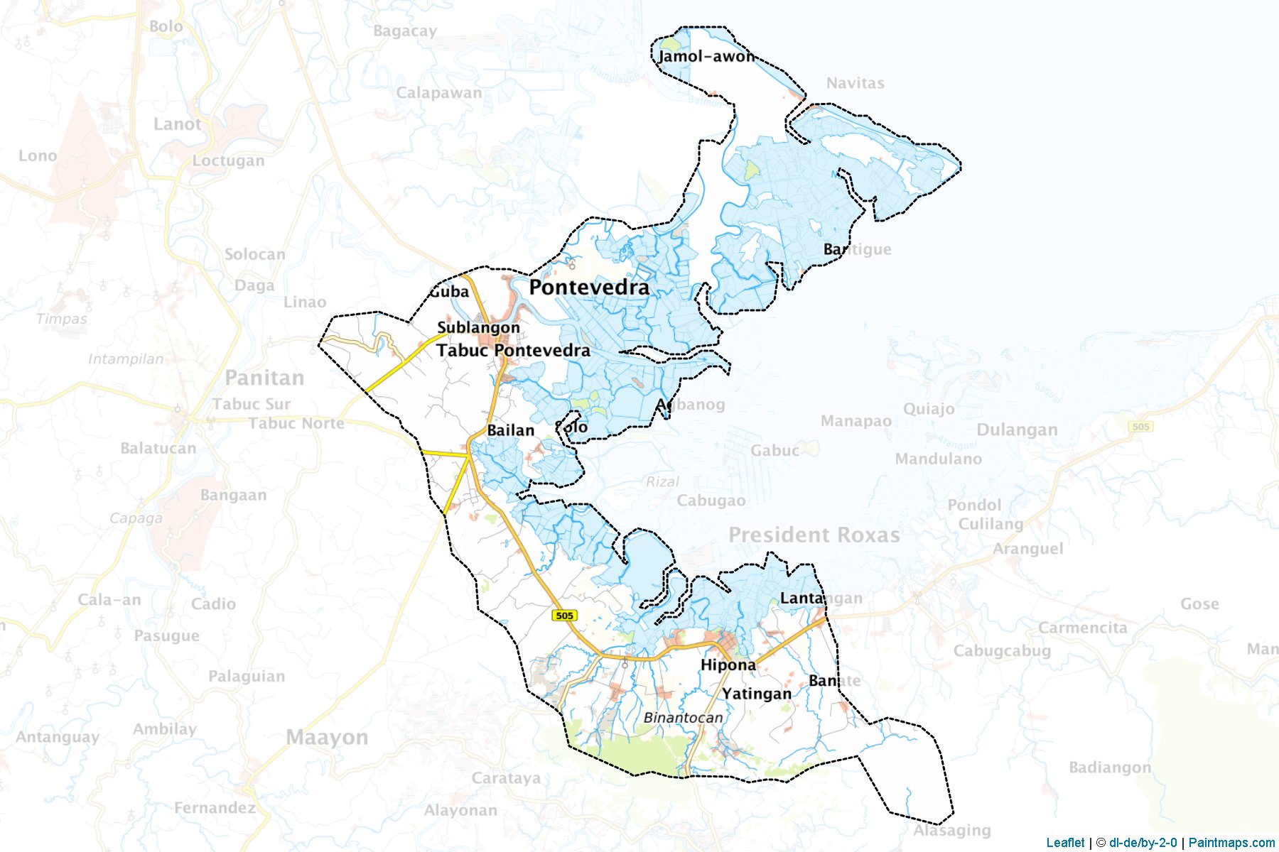 Pontevedra (Capiz) Map Cropping Samples-1