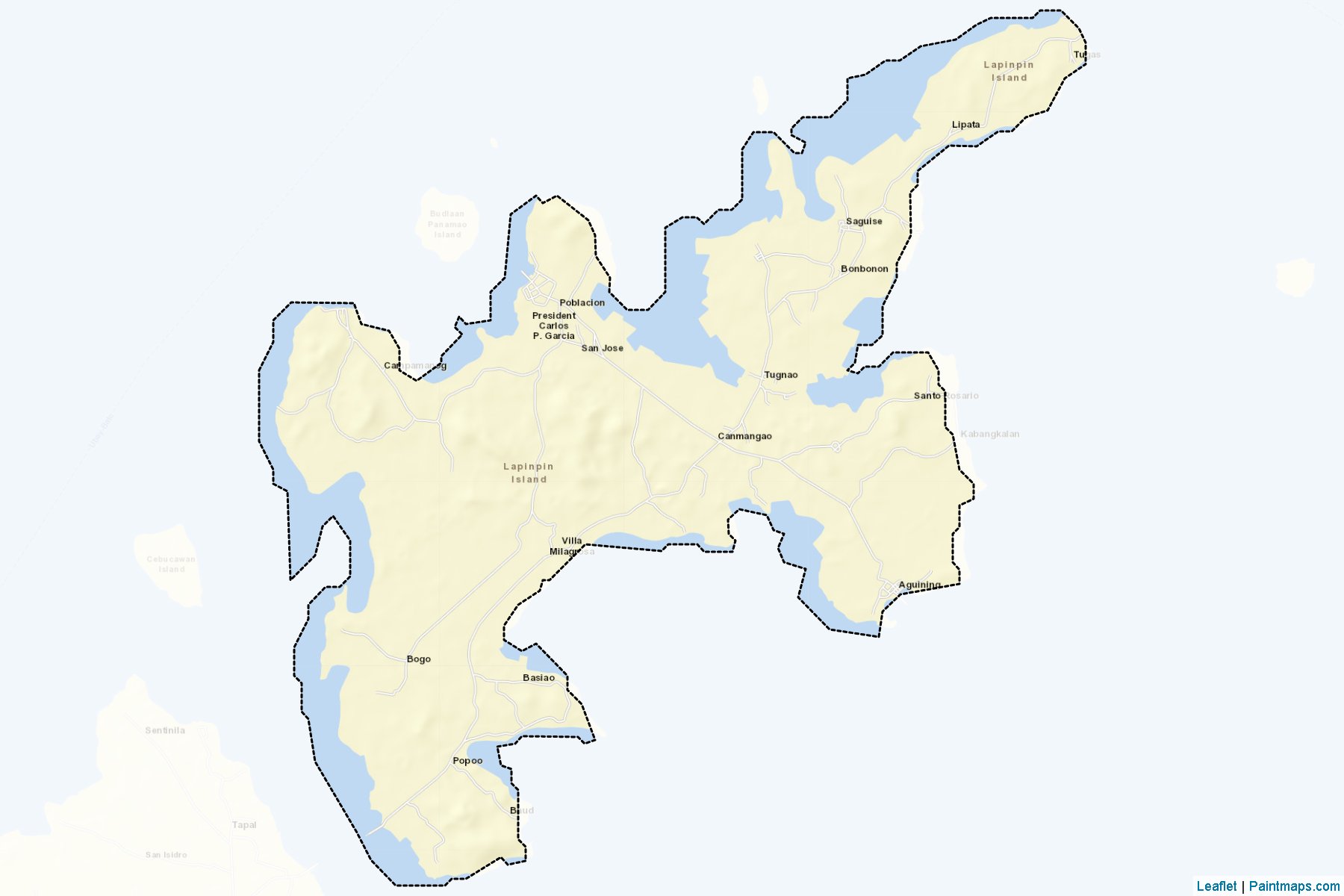 Pres. C.p. Garcia (Bohol) Map Cropping Samples-2