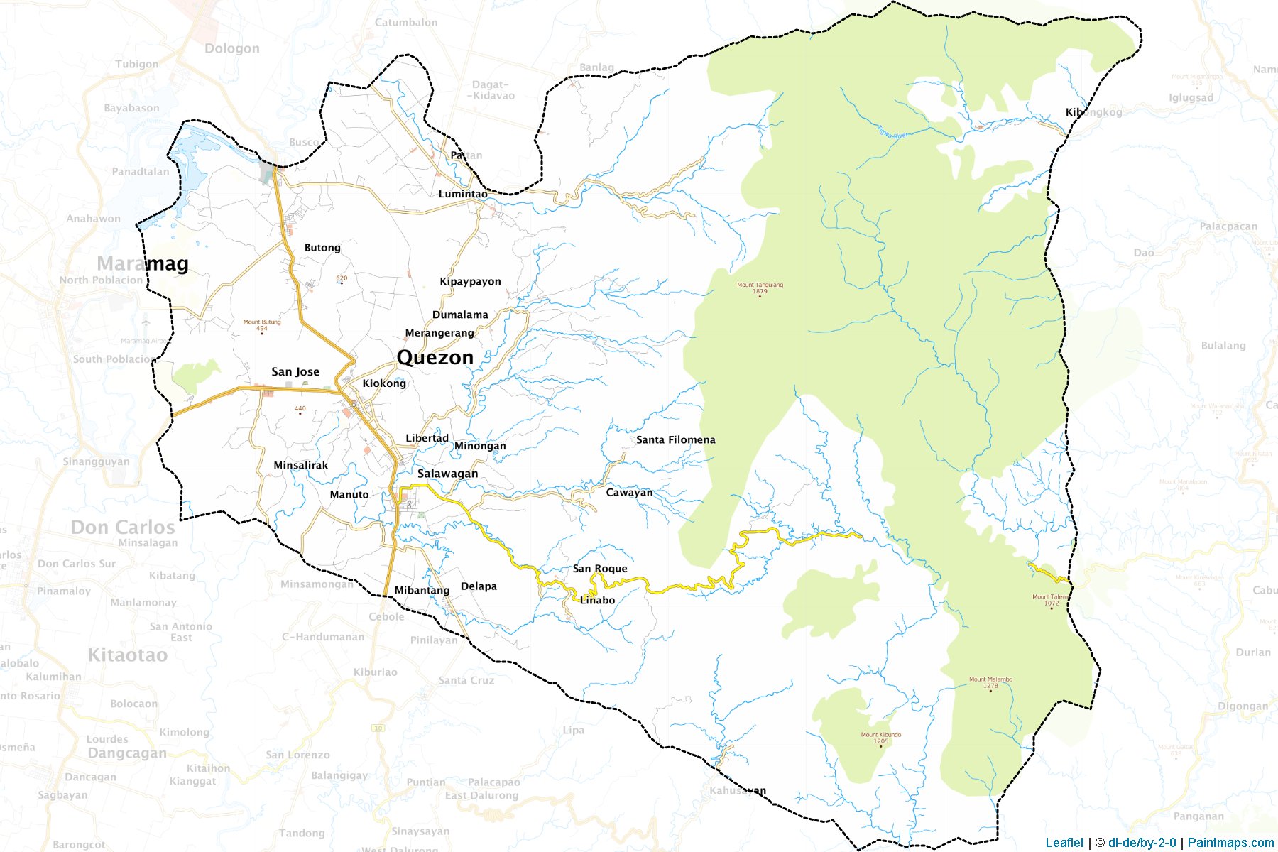 Quezon (Bukidnon) Map Cropping Samples-1