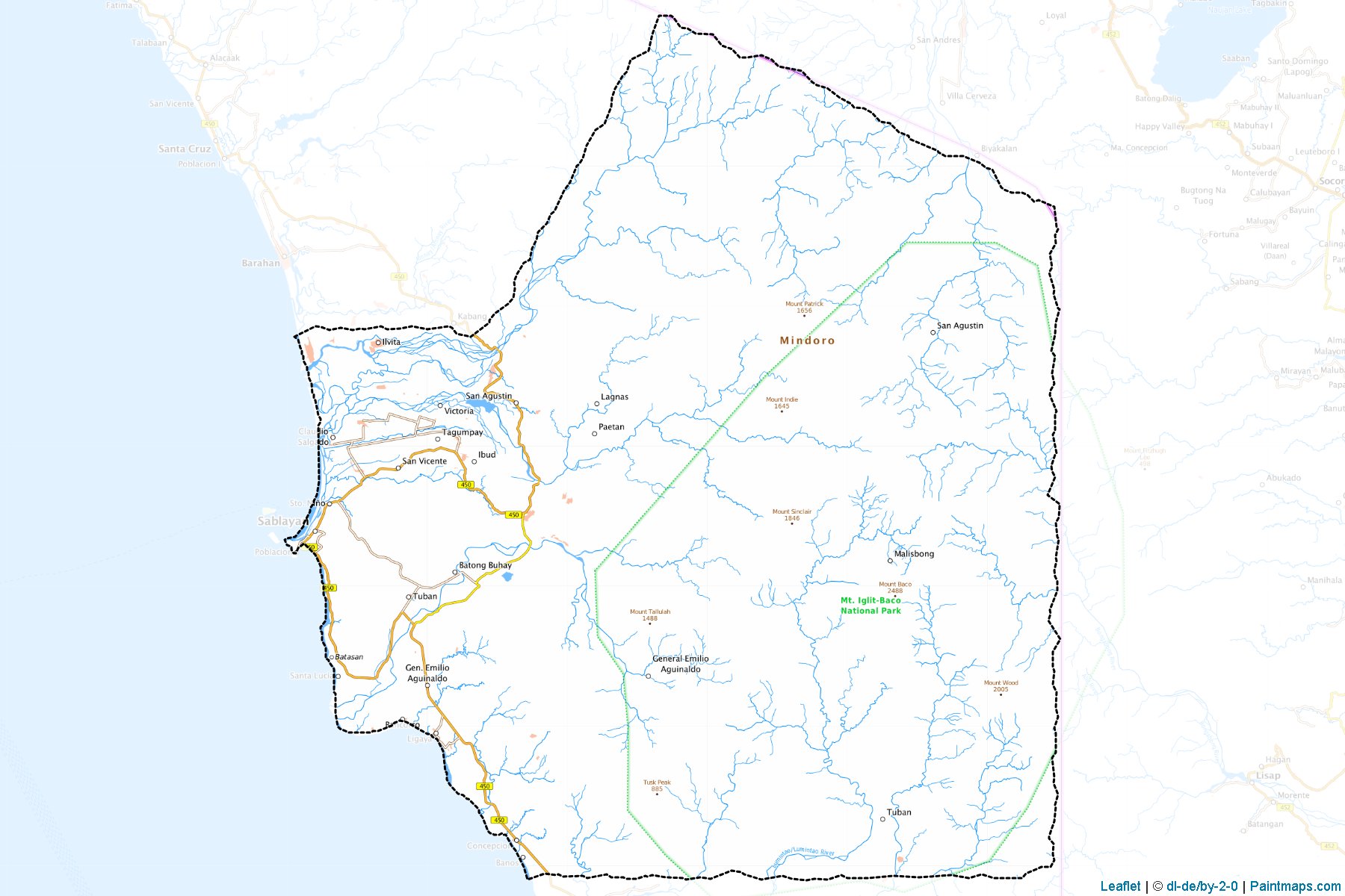 Sablayan (Mindoro Occidental) Map Cropping Samples-1