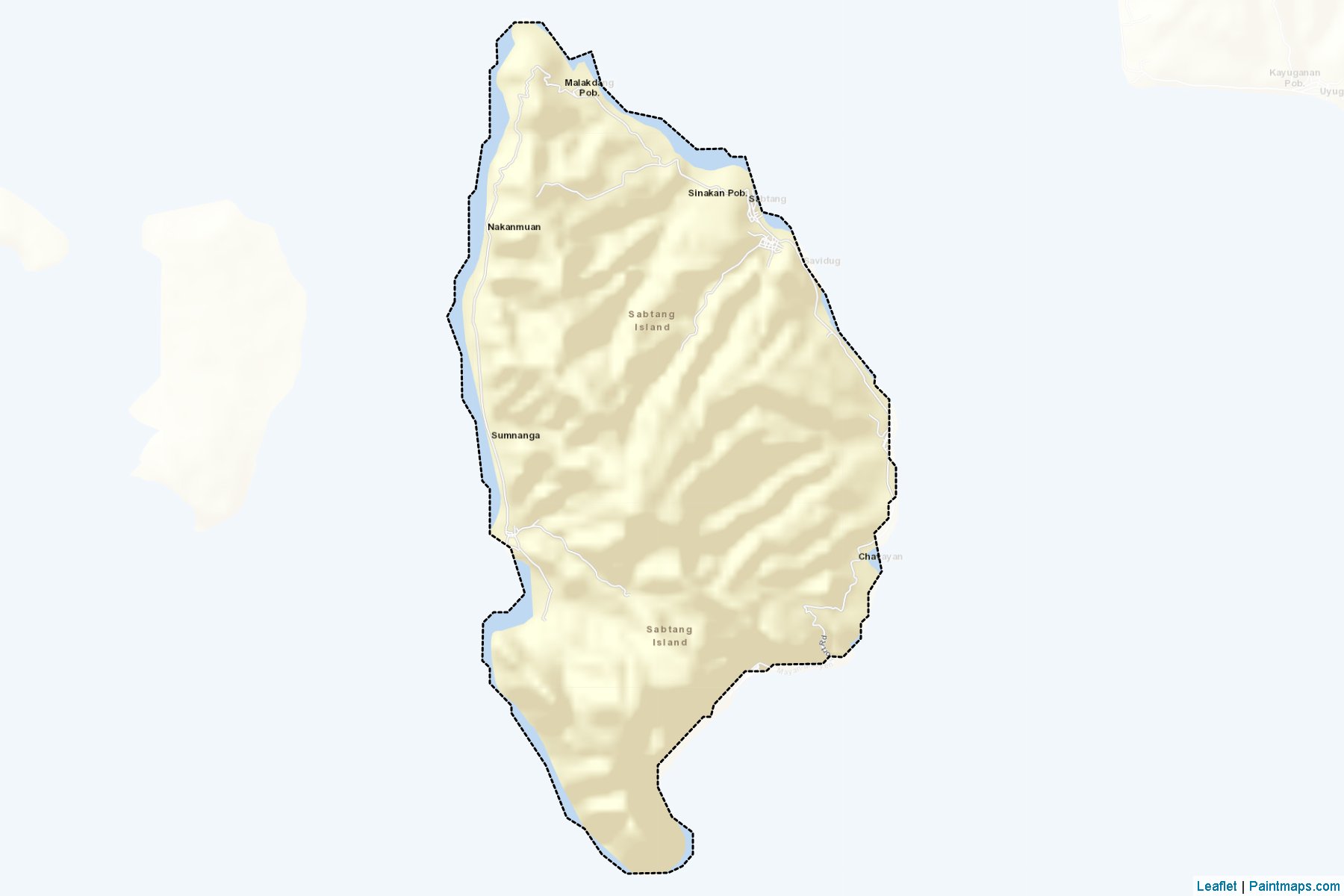 Muestras de recorte de mapas Sabtang (Batanes)-2