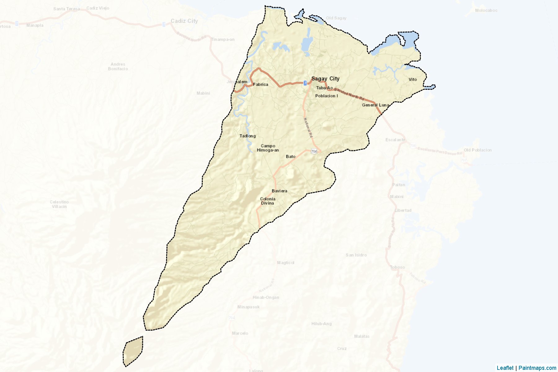 Sagay (Negros Occidental) Map Cropping Samples-2