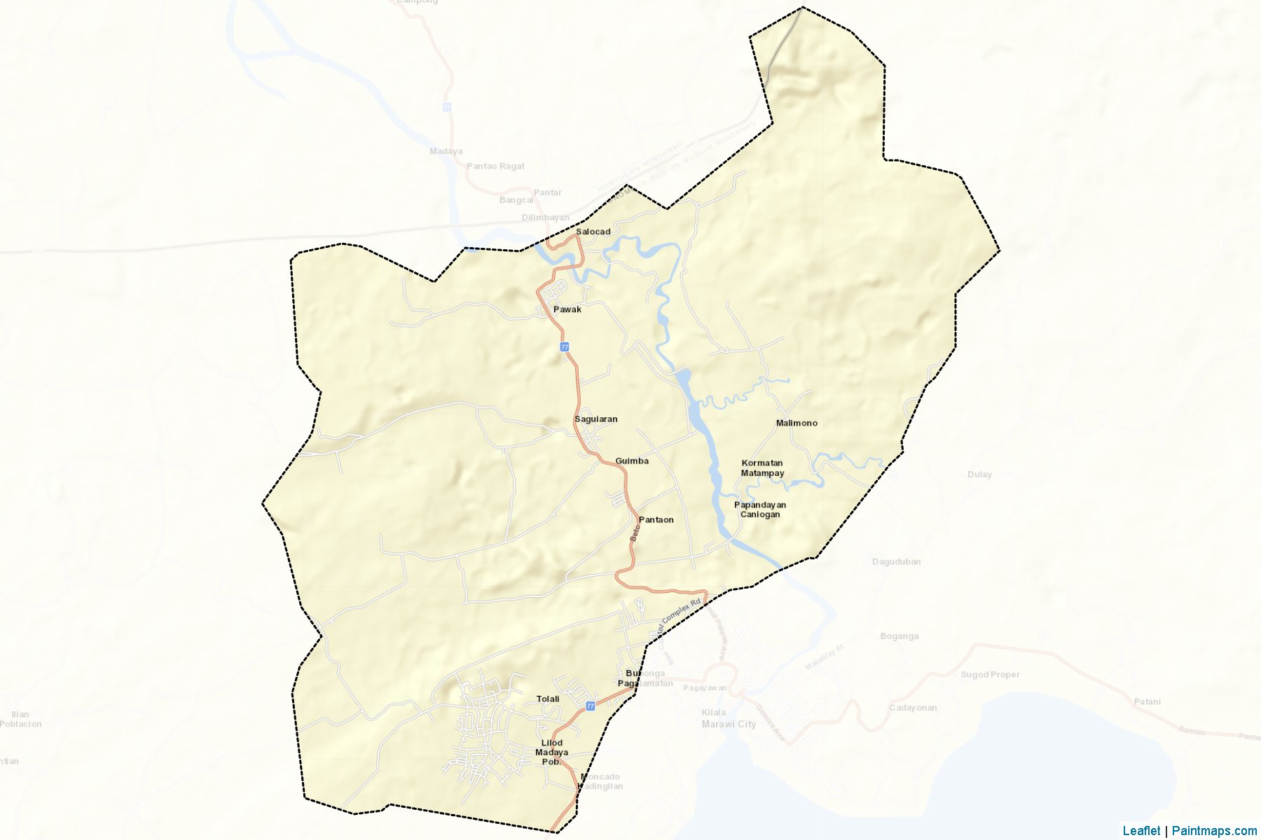 Saguiaran (Lanao del Sur) Map Cropping Samples-2