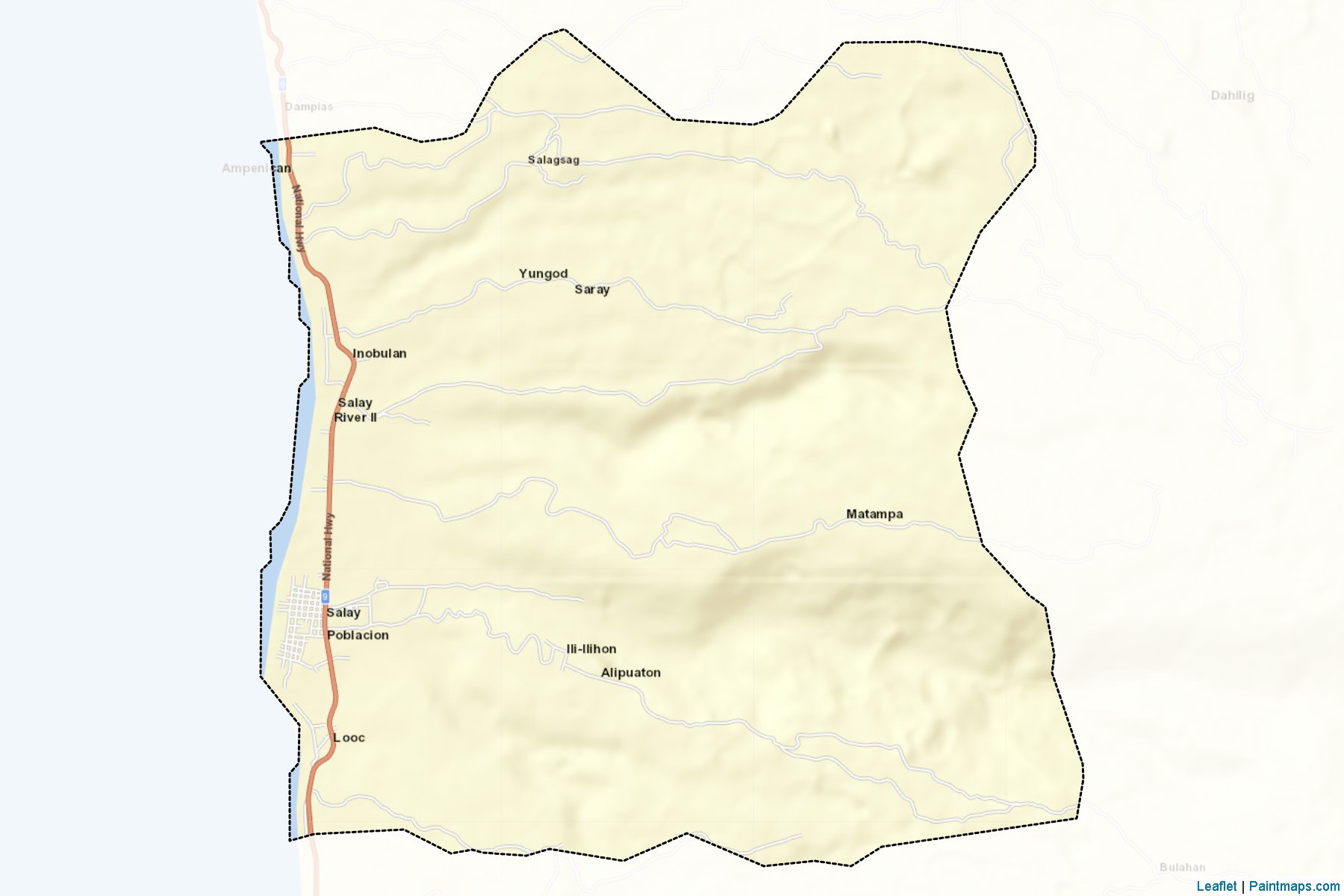 Muestras de recorte de mapas Salay (Misamis Oriental)-2