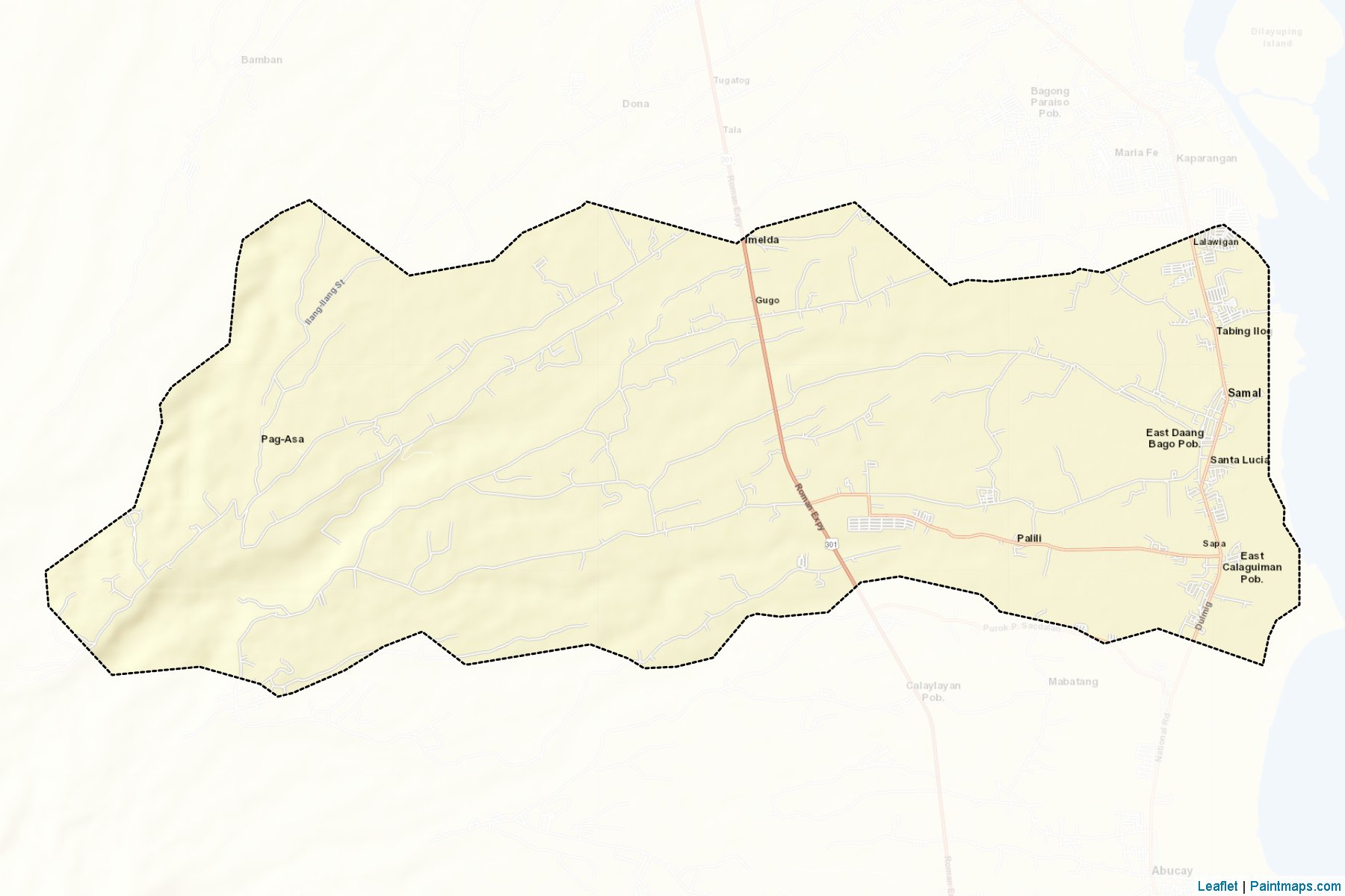 Samal (Bataan) Map Cropping Samples-2