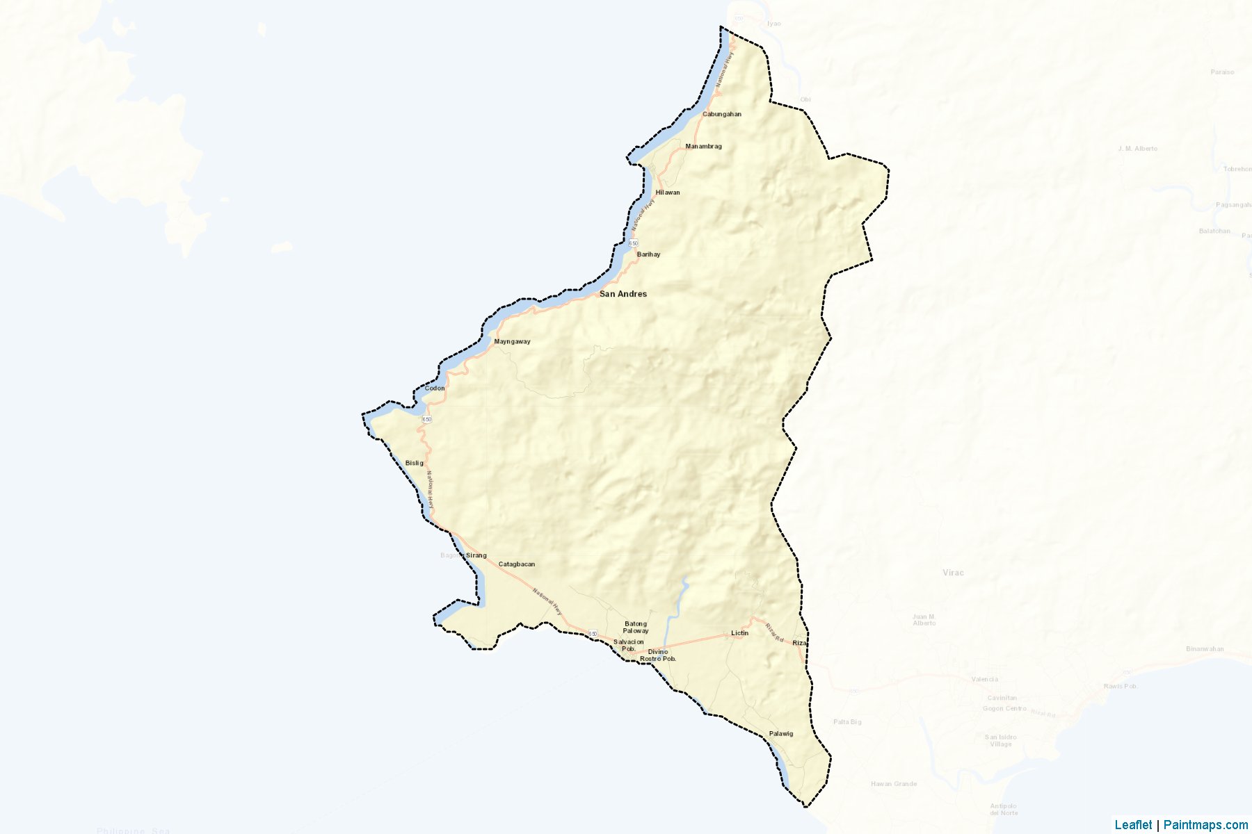 San Andres (Catanduanes) Map Cropping Samples-2