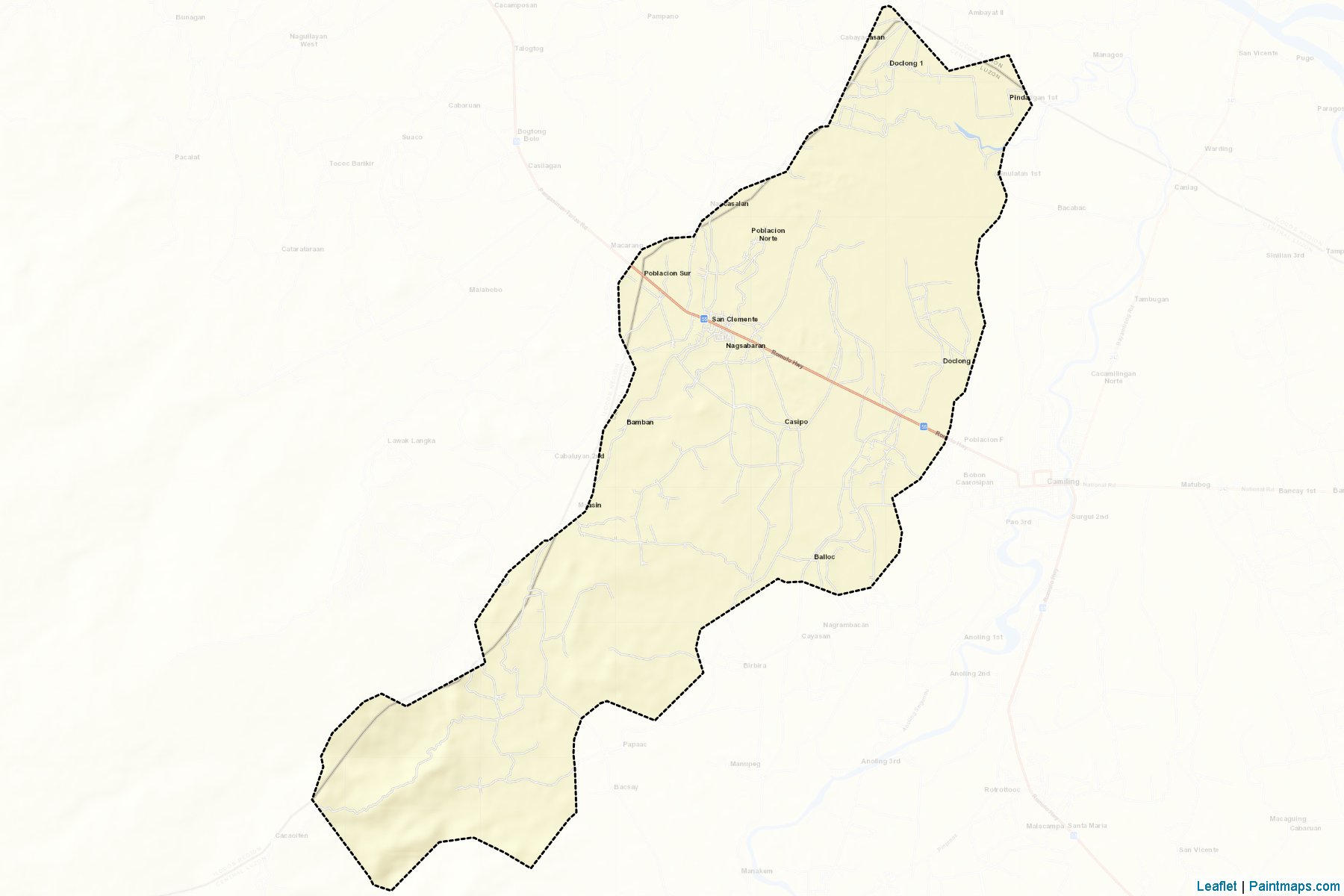 San Clemente (Tarlac) Map Cropping Samples-2