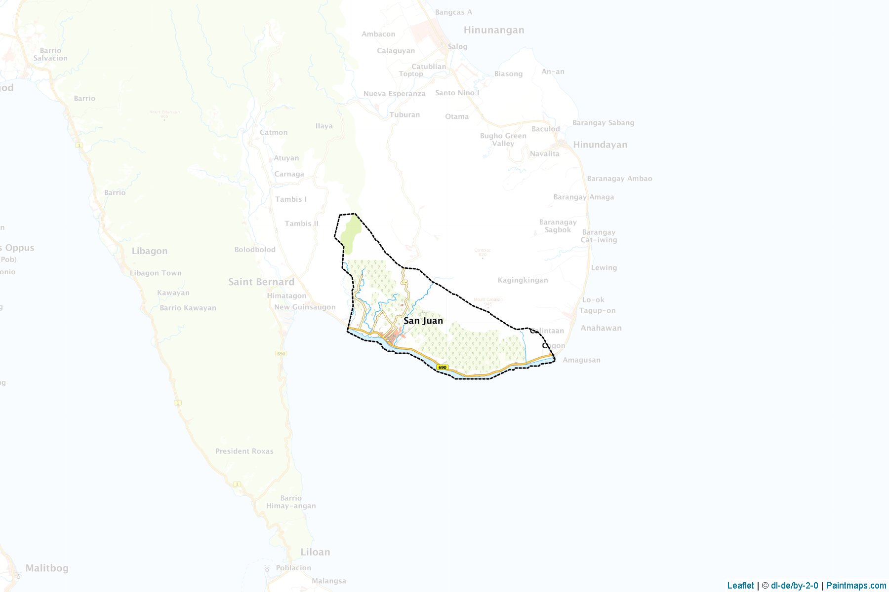 San Juan (Southern Leyte) Map Cropping Samples-1