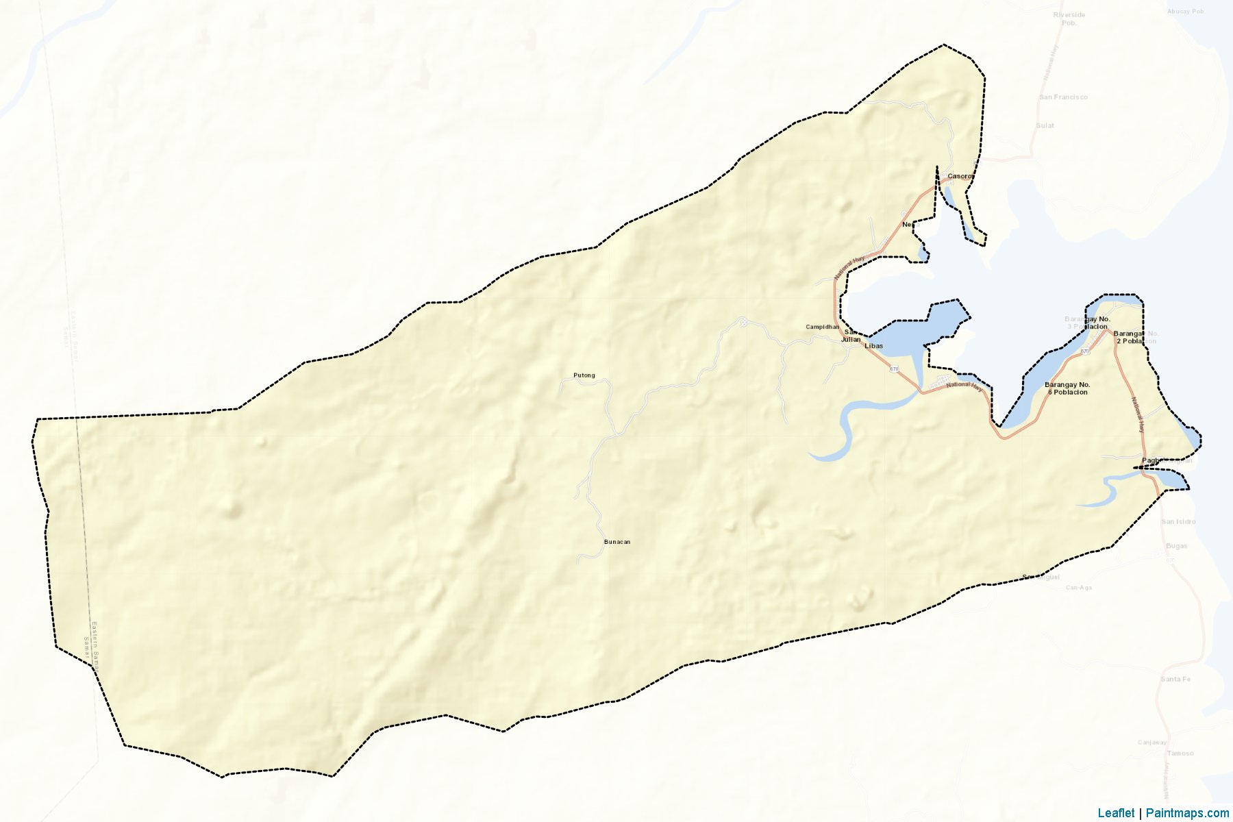 San Julian (Eastern Samar) Map Cropping Samples-2