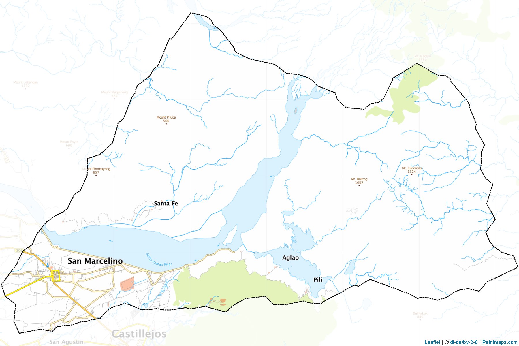 San Marcelino (Zambales) Haritası Örnekleri-1