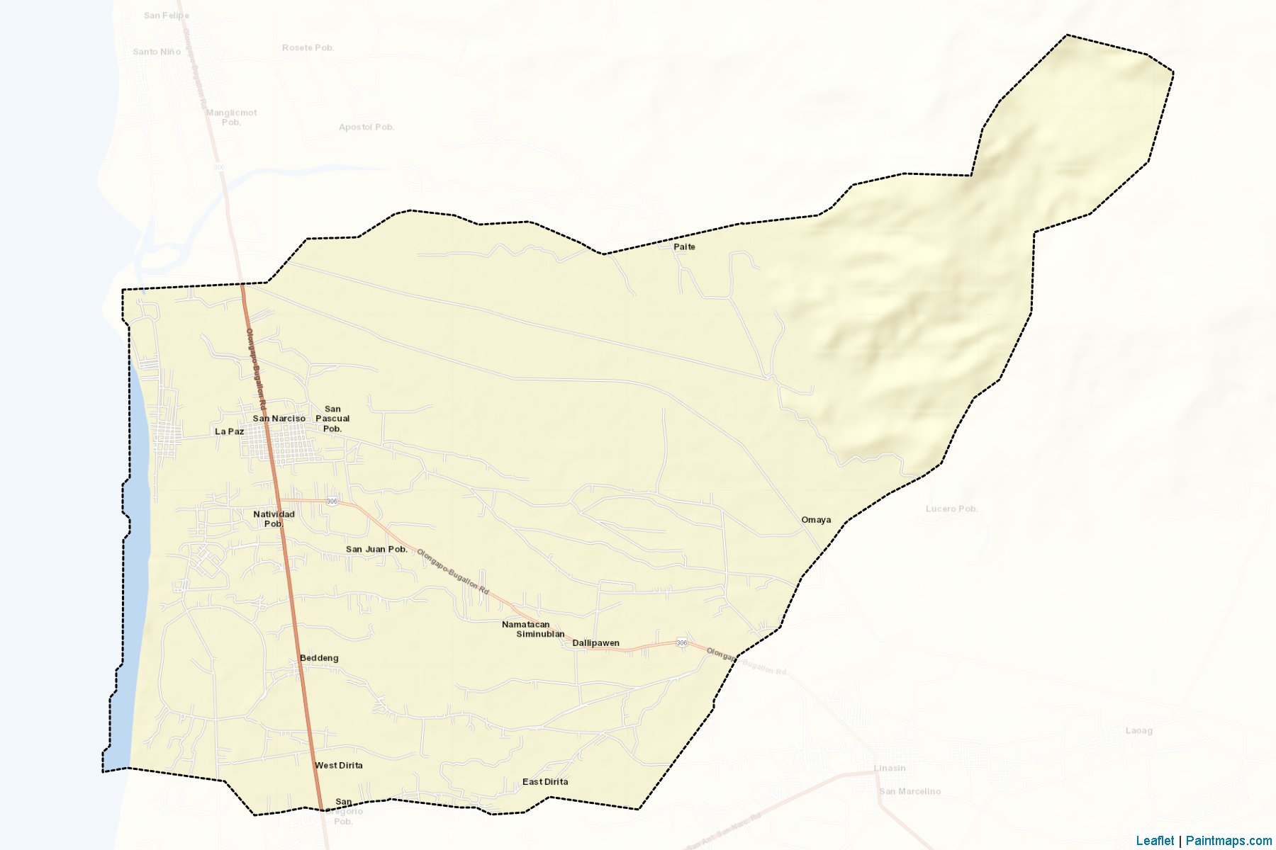 Muestras de recorte de mapas San Narciso (Zambales)-2