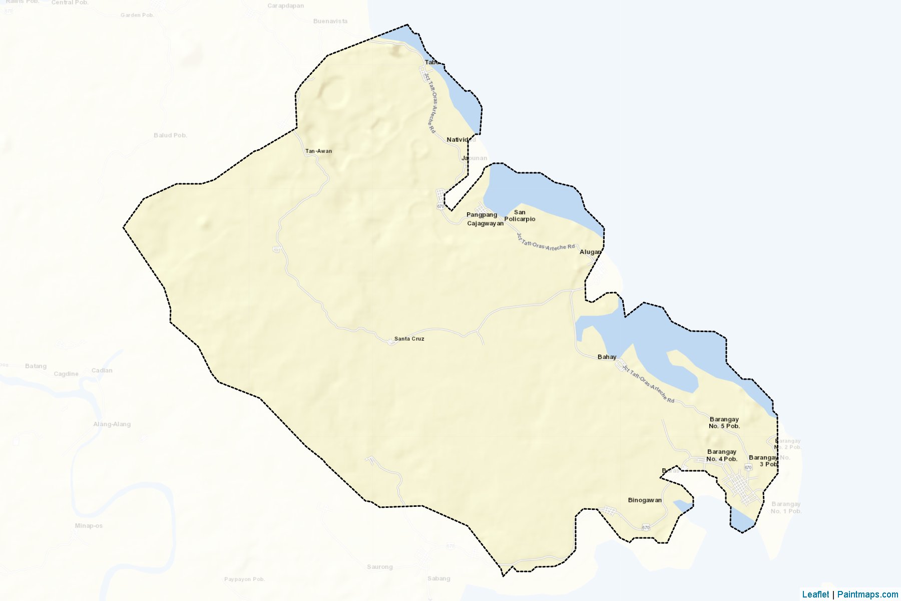 San Policarpo (Eastern Samar) Map Cropping Samples-2