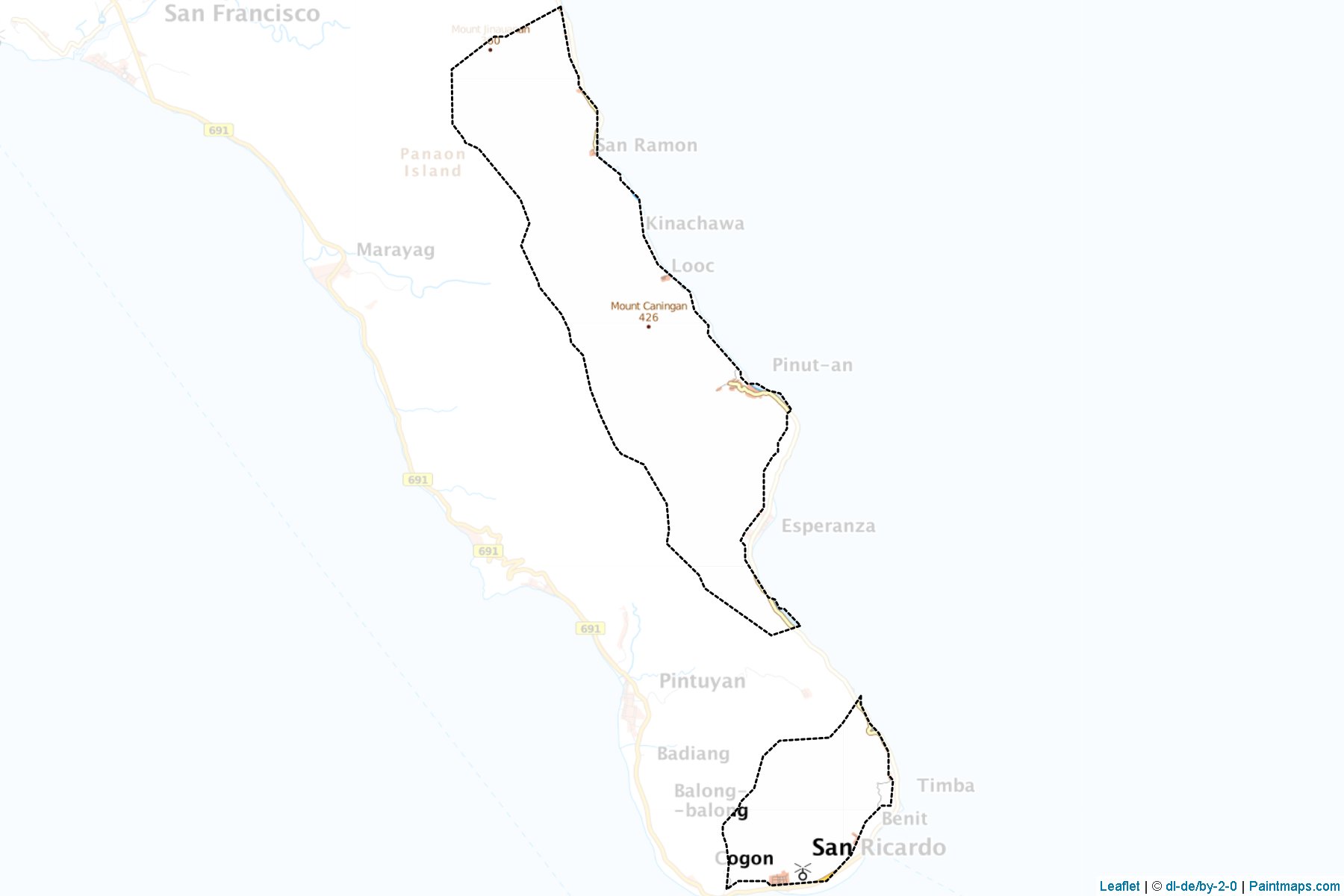 San Ricardo (Southern Leyte) Map Cropping Samples-1