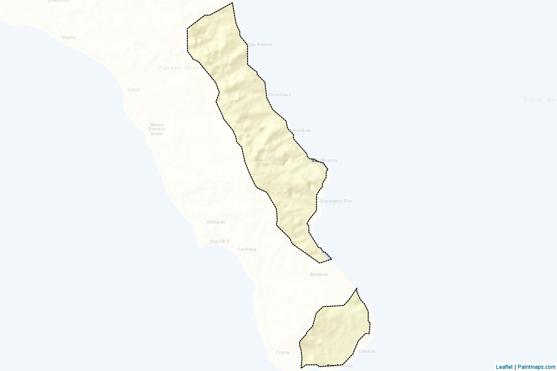 Muestras de recorte de mapas San Ricardo (Southern Leyte)-2