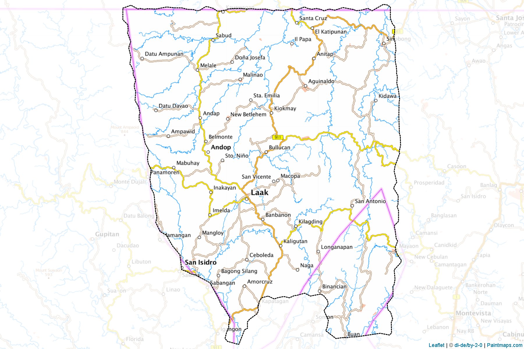 San Vicente (Compostela Valley) Map Cropping Samples-1