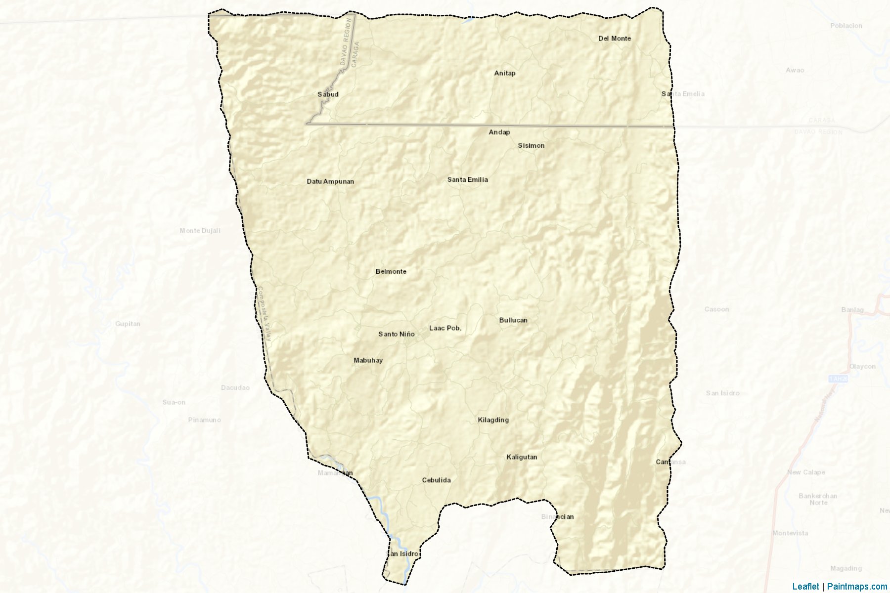 San Vicente (Compostela Valley) Map Cropping Samples-2