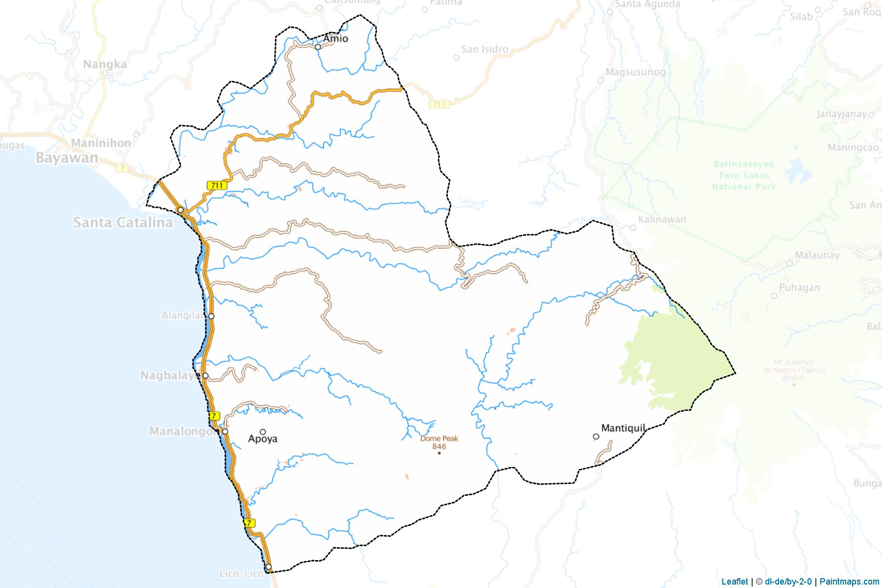 Santa Catalina (Negros Oriental) Map Cropping Samples-1