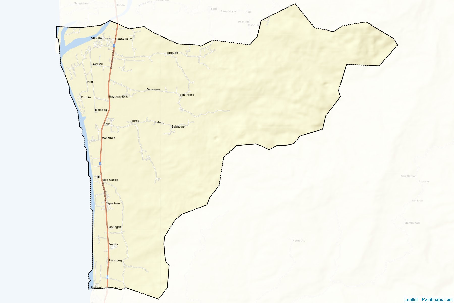 Santa Cruz (Ilocos Sur) Map Cropping Samples-2