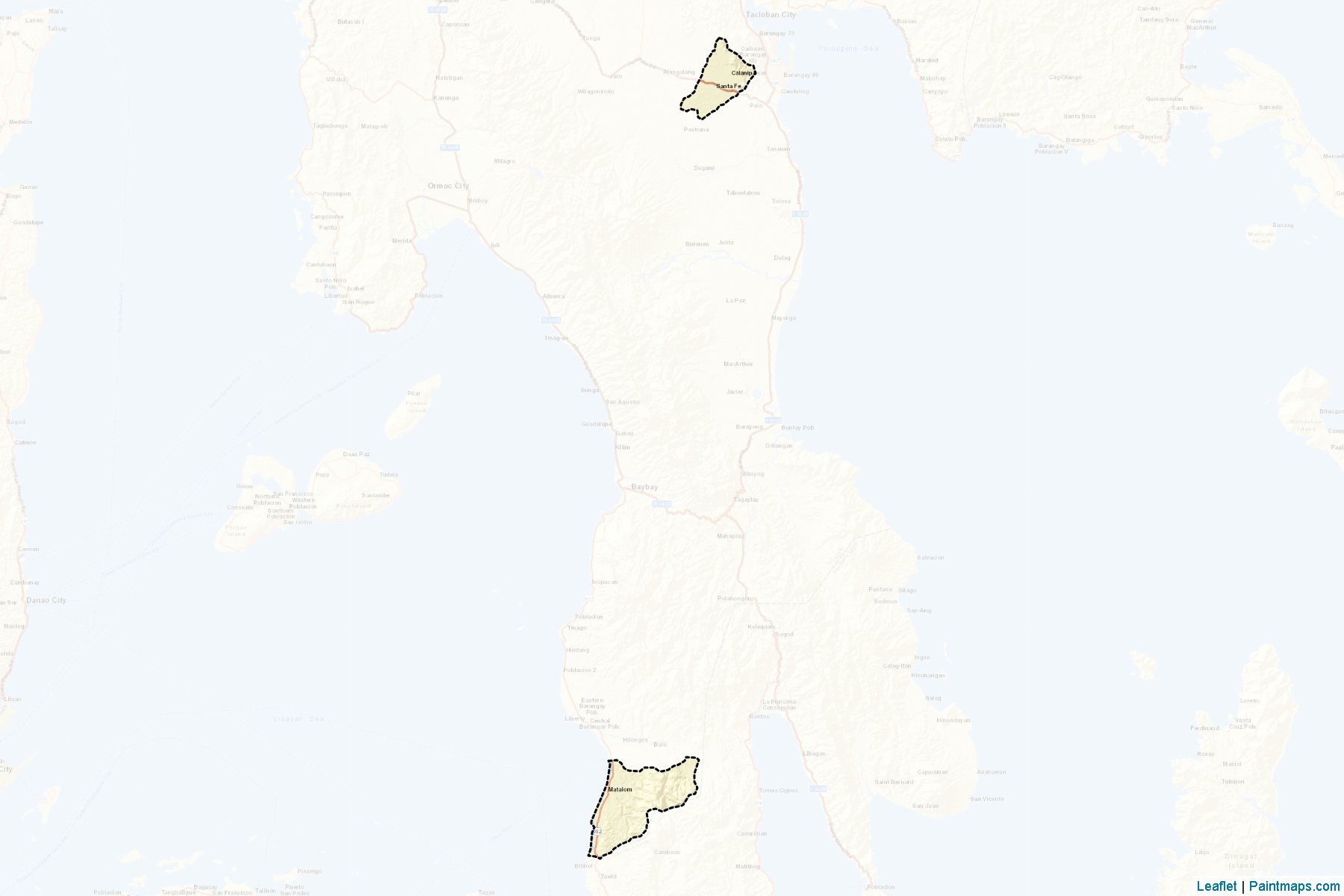 Santa Fe (Leyte) Map Cropping Samples-2