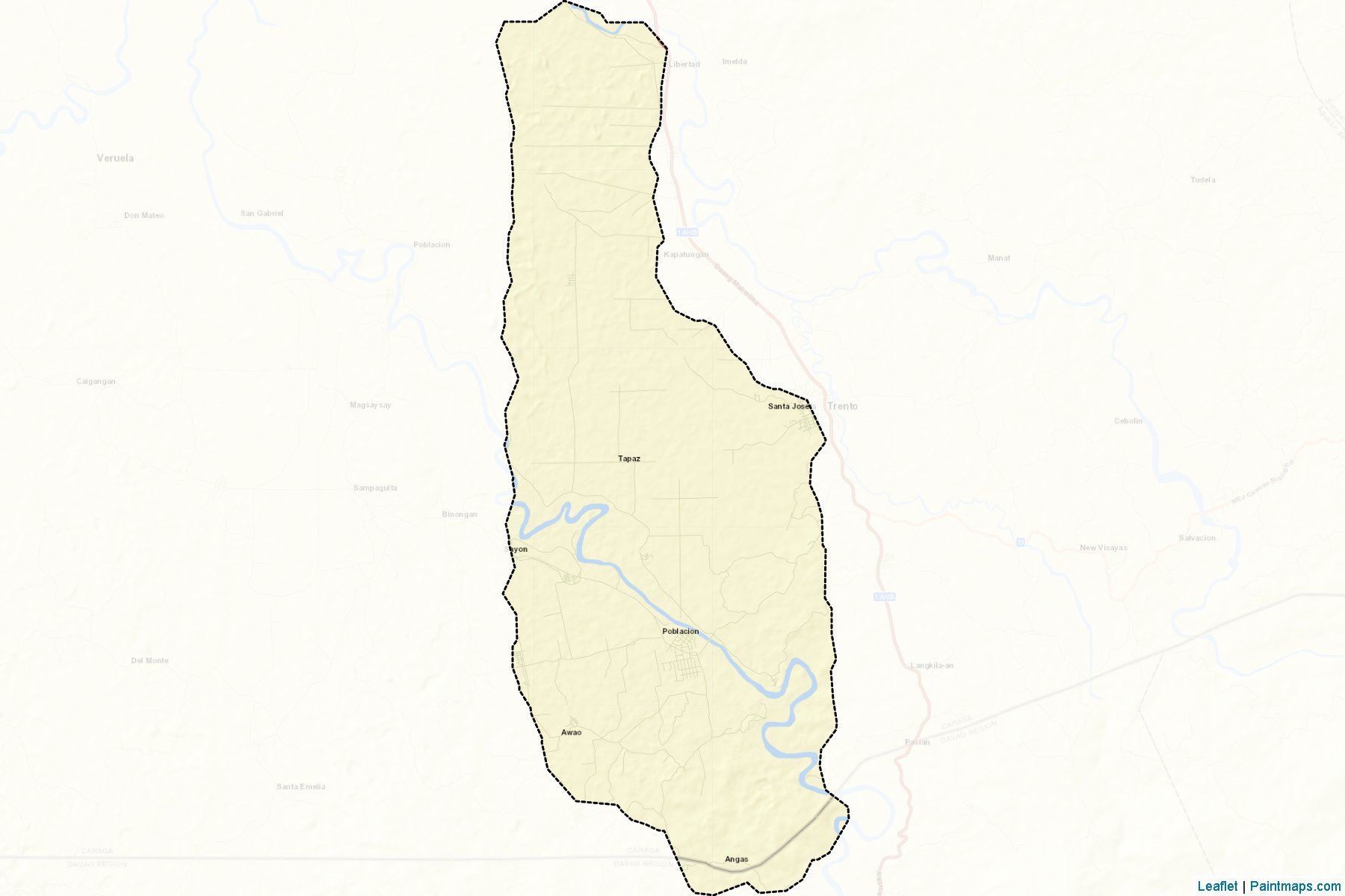 Santa Josefa (Agusan del Sur) Map Cropping Samples-2