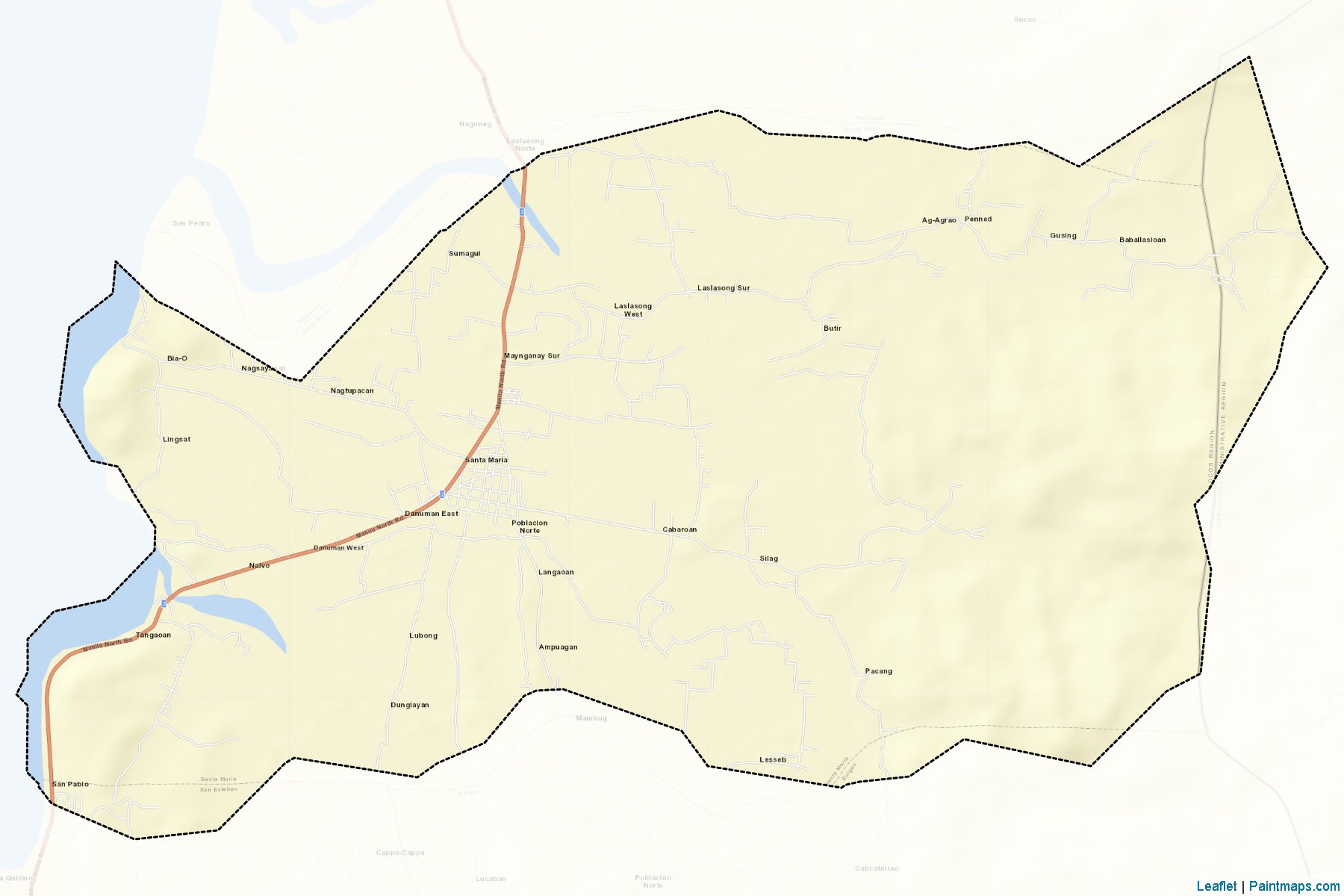 Santa Maria (Ilocos Sur) Map Cropping Samples-2