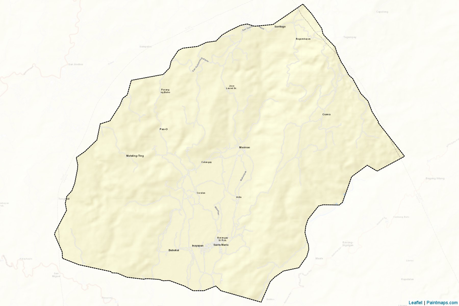 Muestras de recorte de mapas Santa Maria (Laguna)-2