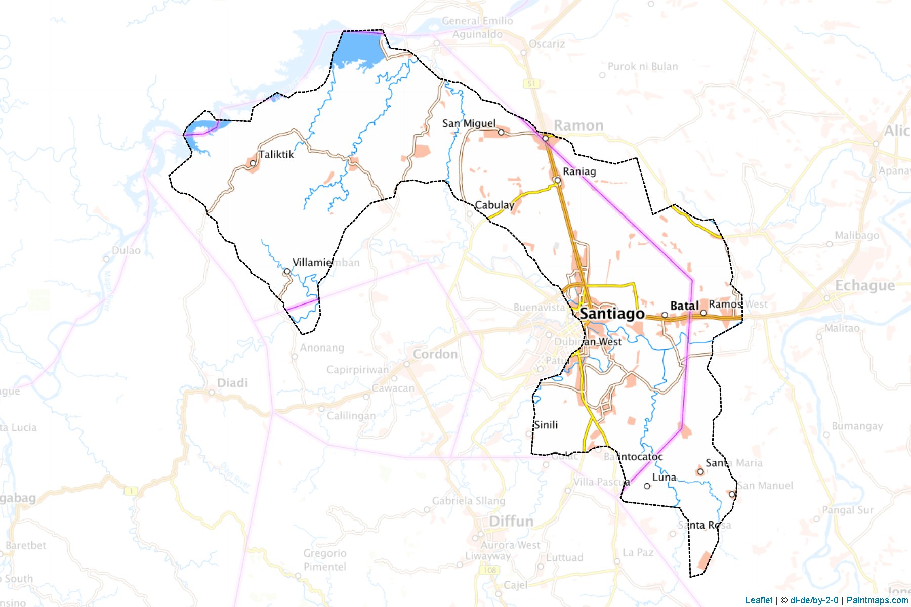 Muestras de recorte de mapas Santiago (Santiago)-1