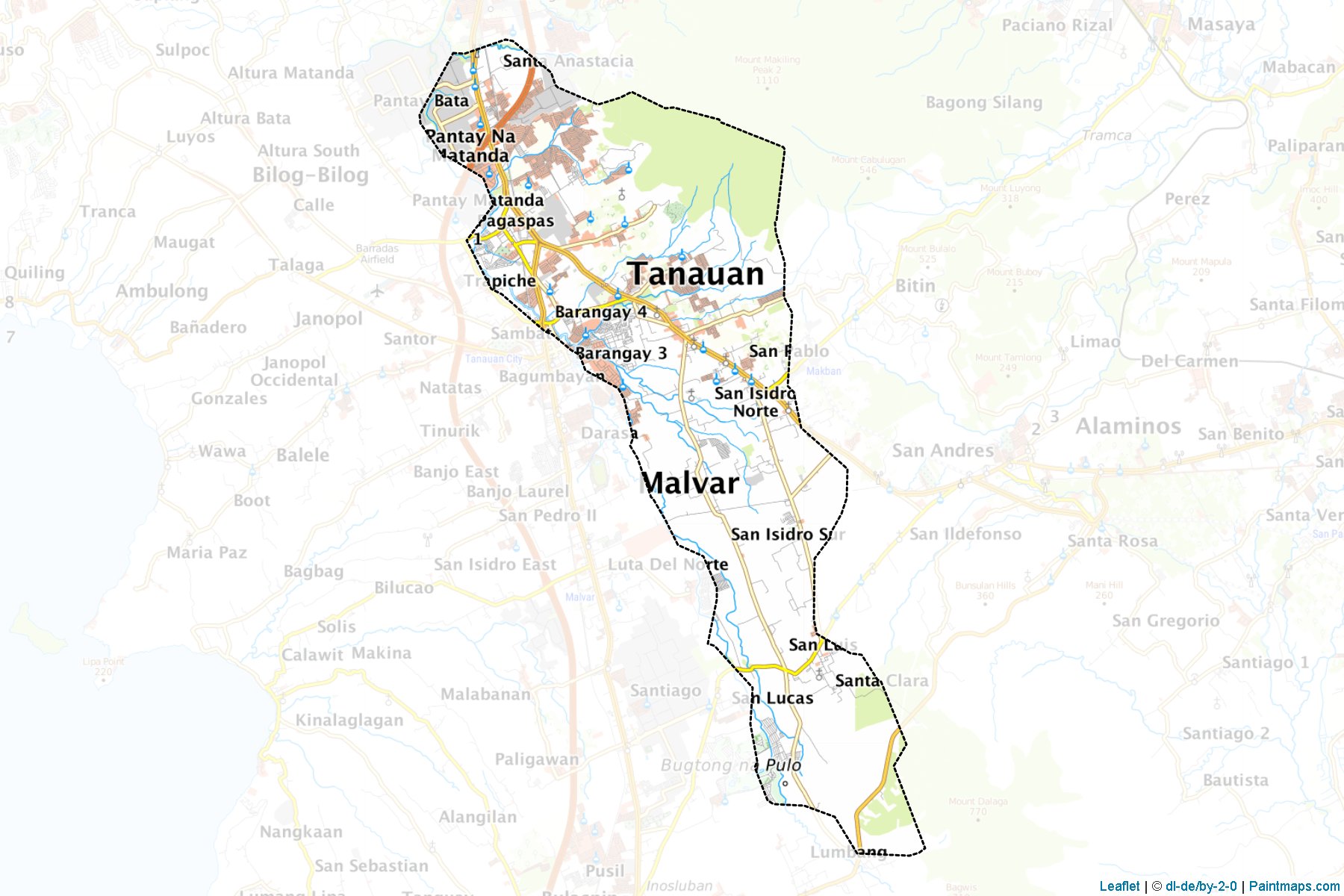 Santo Tomas (Batangas) Map Cropping Samples-1