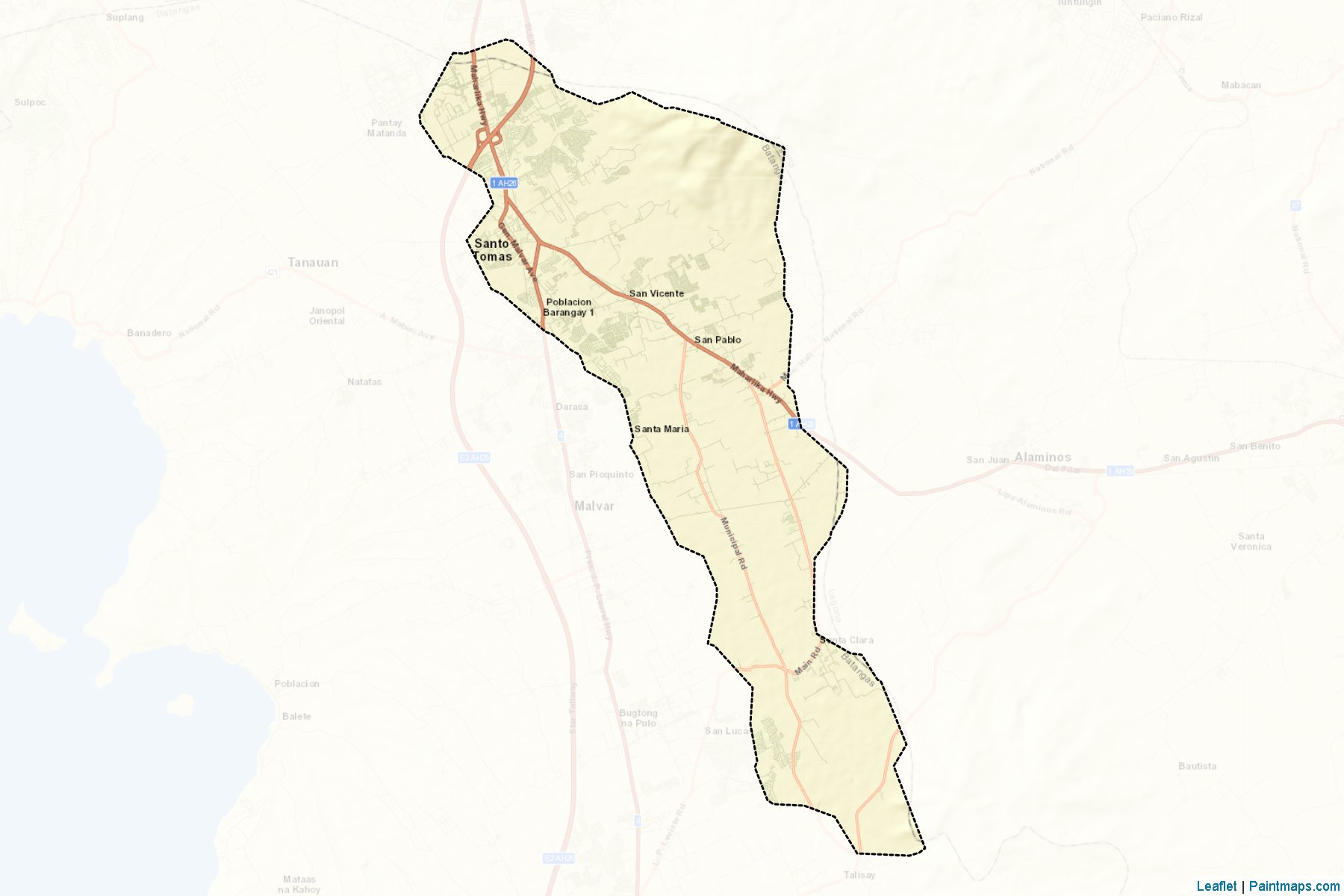 Santo Tomas (Batangas) Map Cropping Samples-2